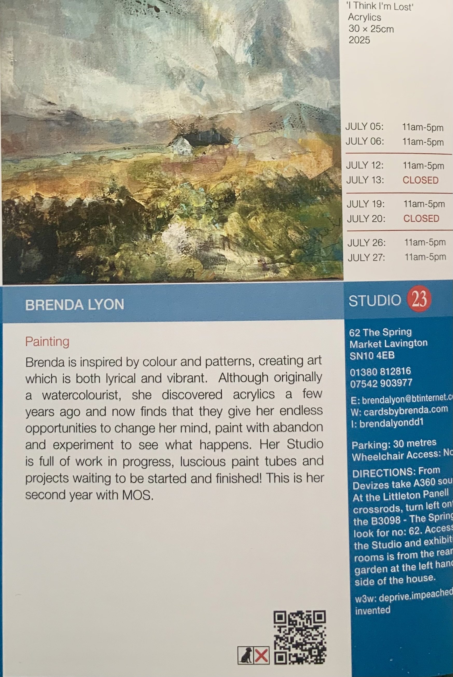 LAS Artists taking part in Marlborough open studios