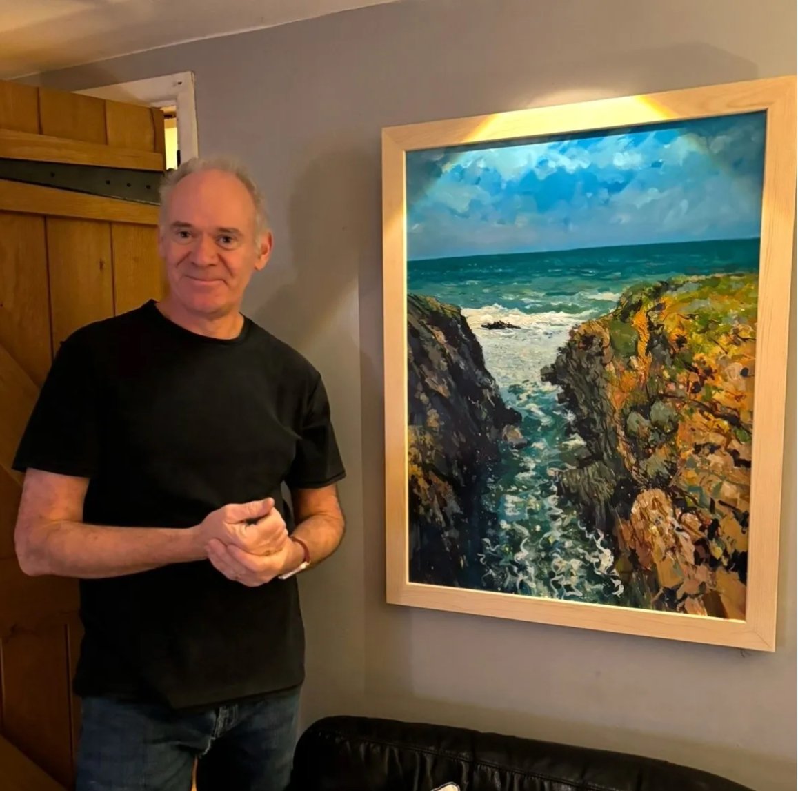 Nigel Downing: Painting a winter scene in acrylics
