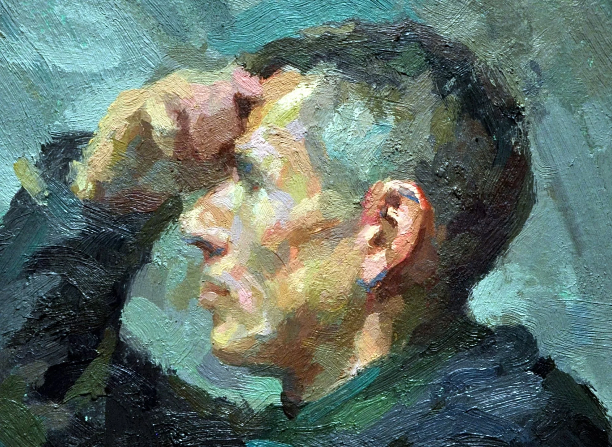 Stewart Beckett: Painting a portrait in oils
