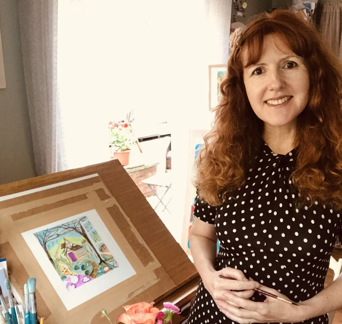 Kate Wrigglesworth: Painting a coastal scene in gouache