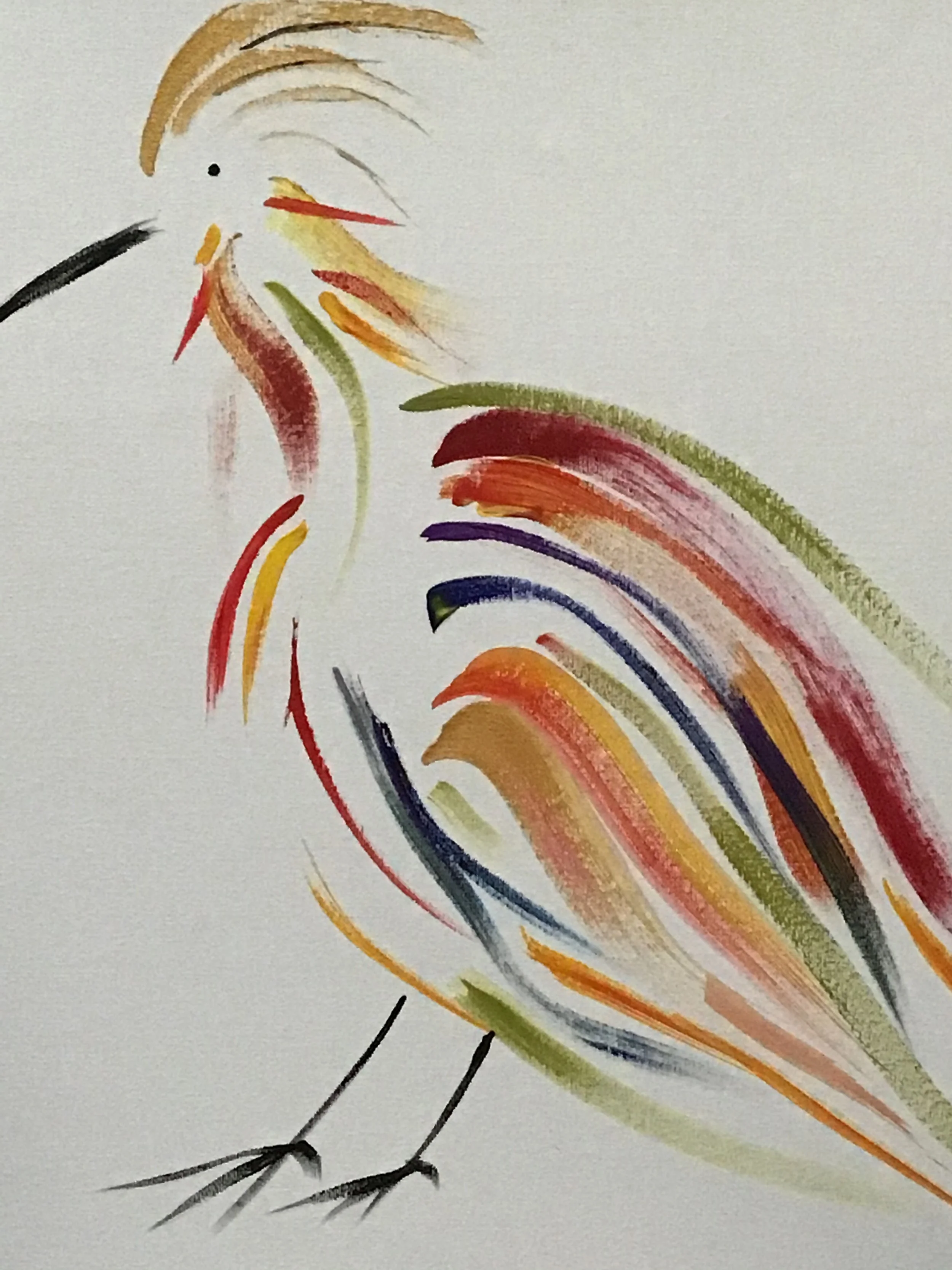 Painted in the Chinoiserie Style, used during the Art Deco Movement in Europe
