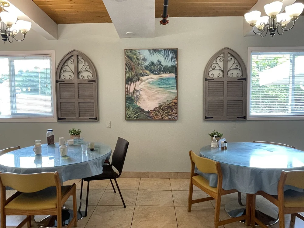 Muted tones with beautiful paintings