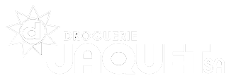 Logo de la droguerie Jaquet SA avec un motif d'étoile et la lettre 'd'."