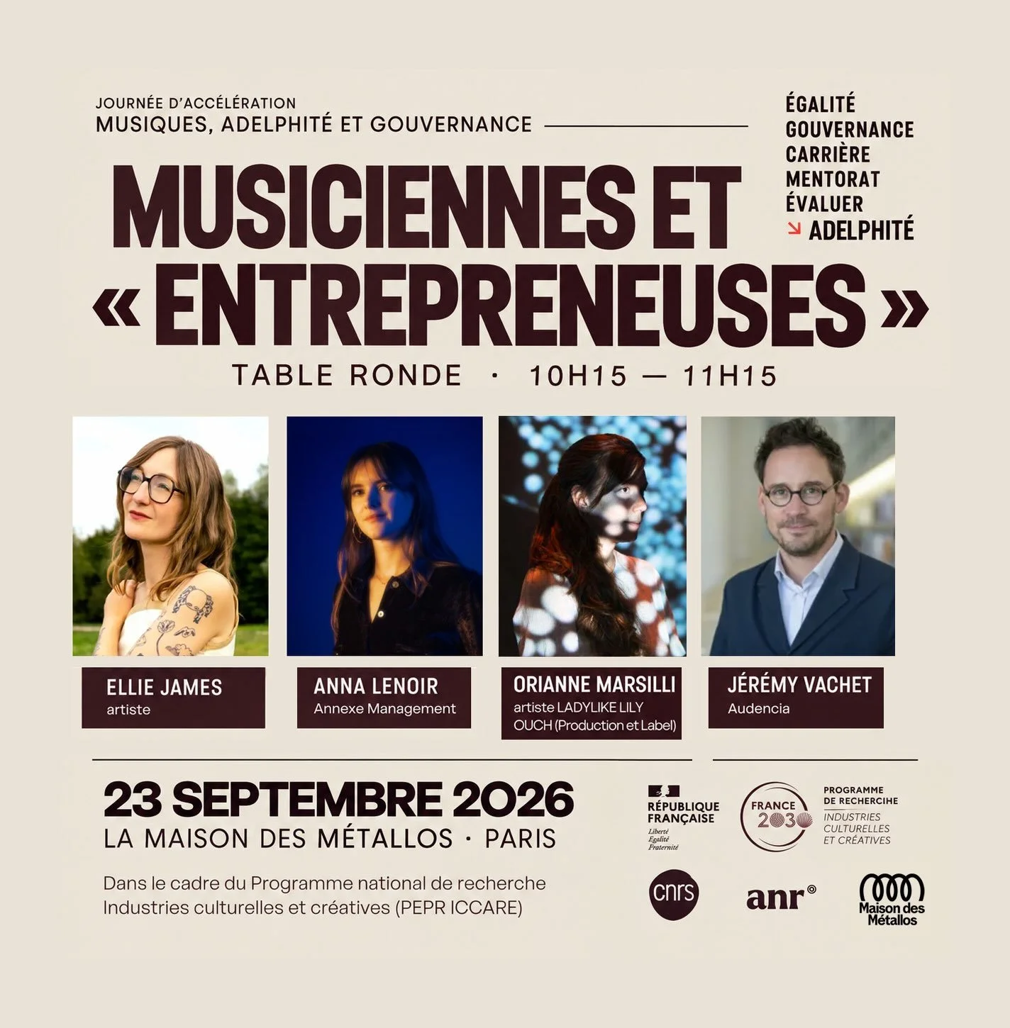 Je serai &agrave; La Maison des M&eacute;tallos &agrave; Paris ce mercredi 23 pour participer &agrave; la journ&eacute;e d&rsquo;acc&eacute;l&eacute;ration &laquo; Musiques, adelphit&eacute; et gouvernance &raquo;, organis&eacute;e dans le cadre du P