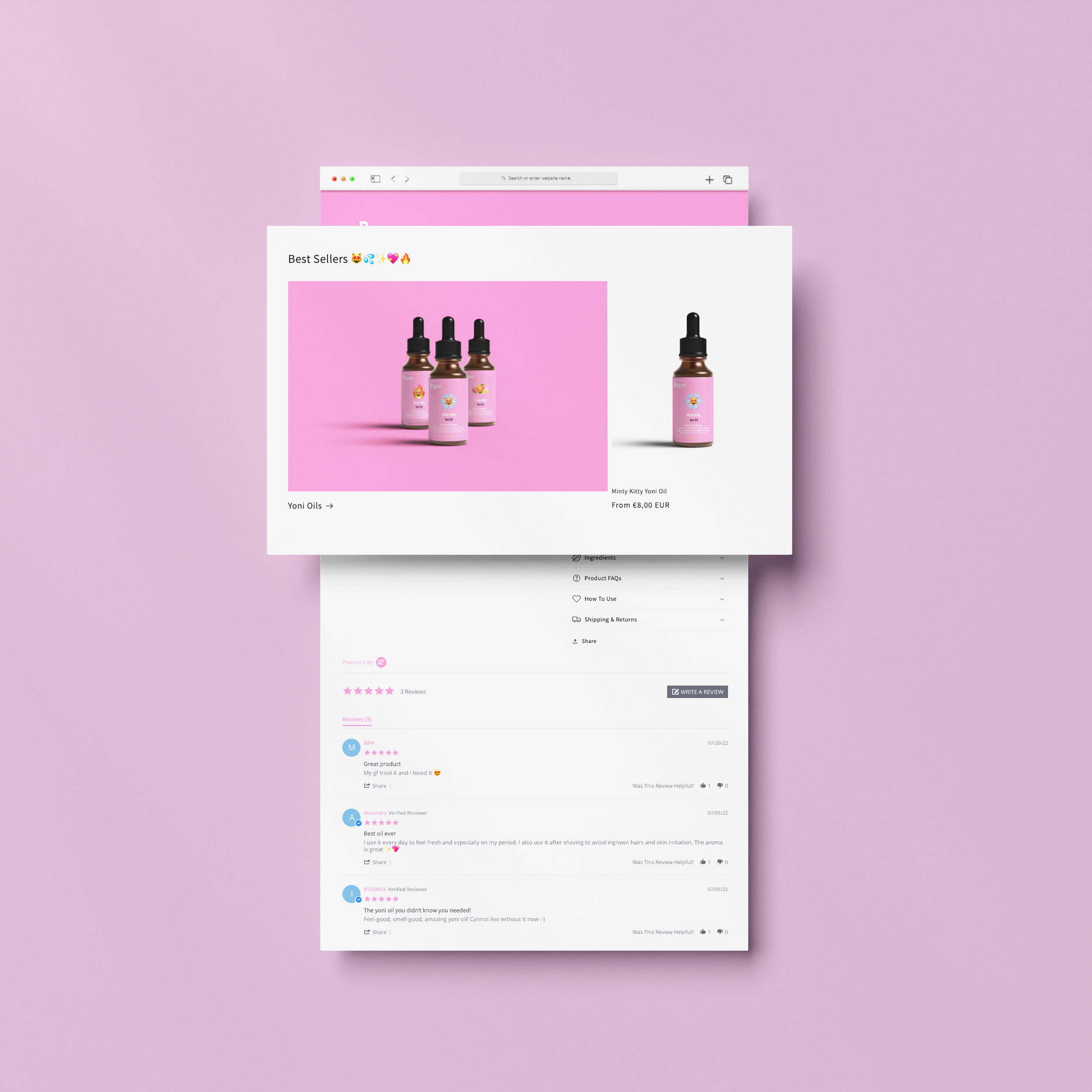 Basic Custom Online Store (Ecommerce)