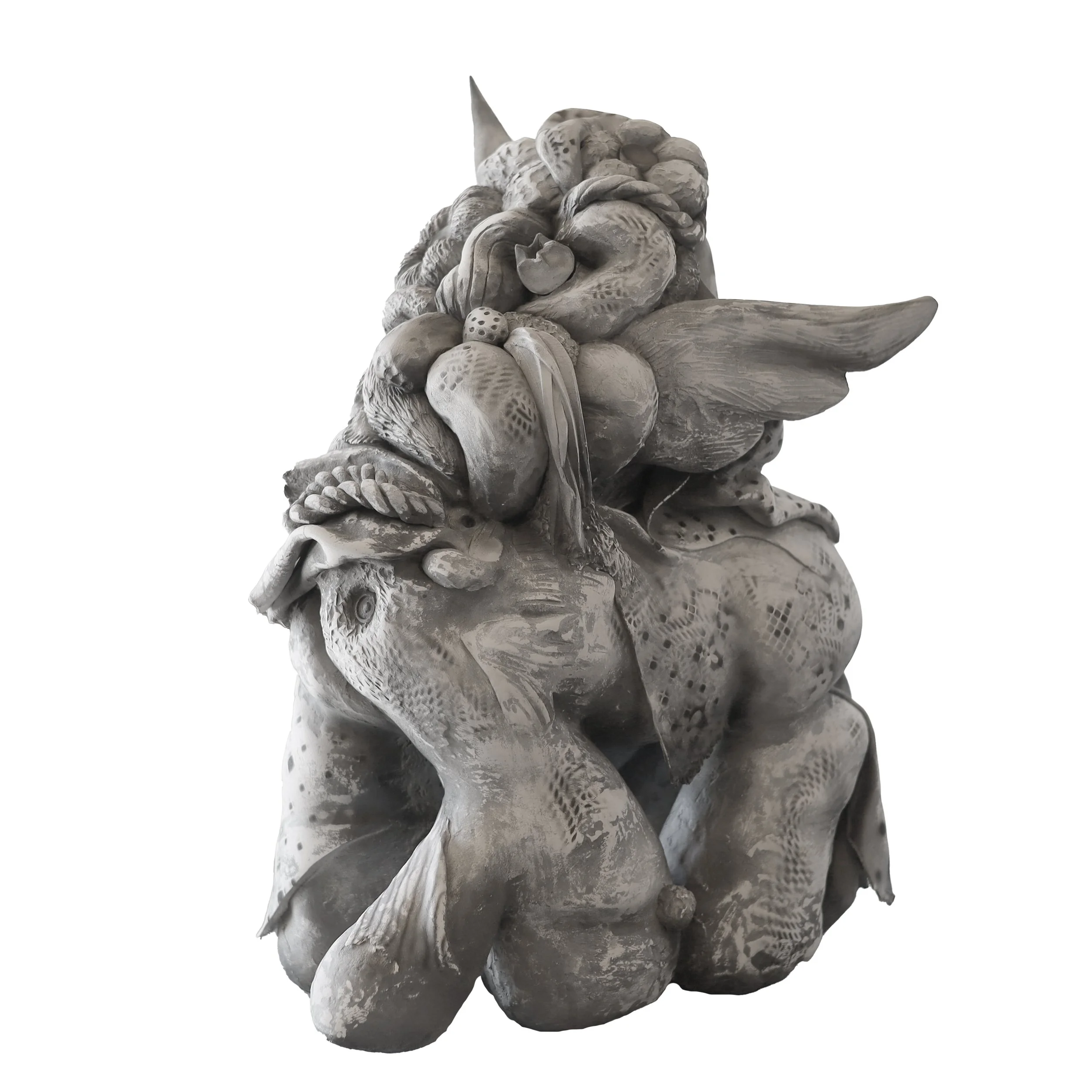 Mask Pony / 45 x 46 x 38 cm / clay / 2026 