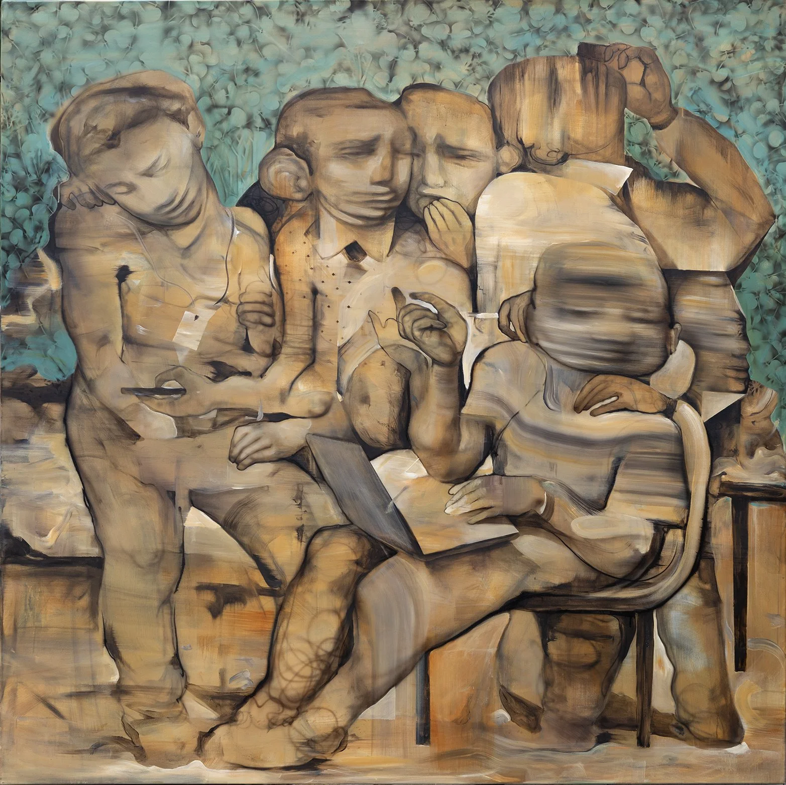 180 x 180cm / acrylic on canvas / 2026