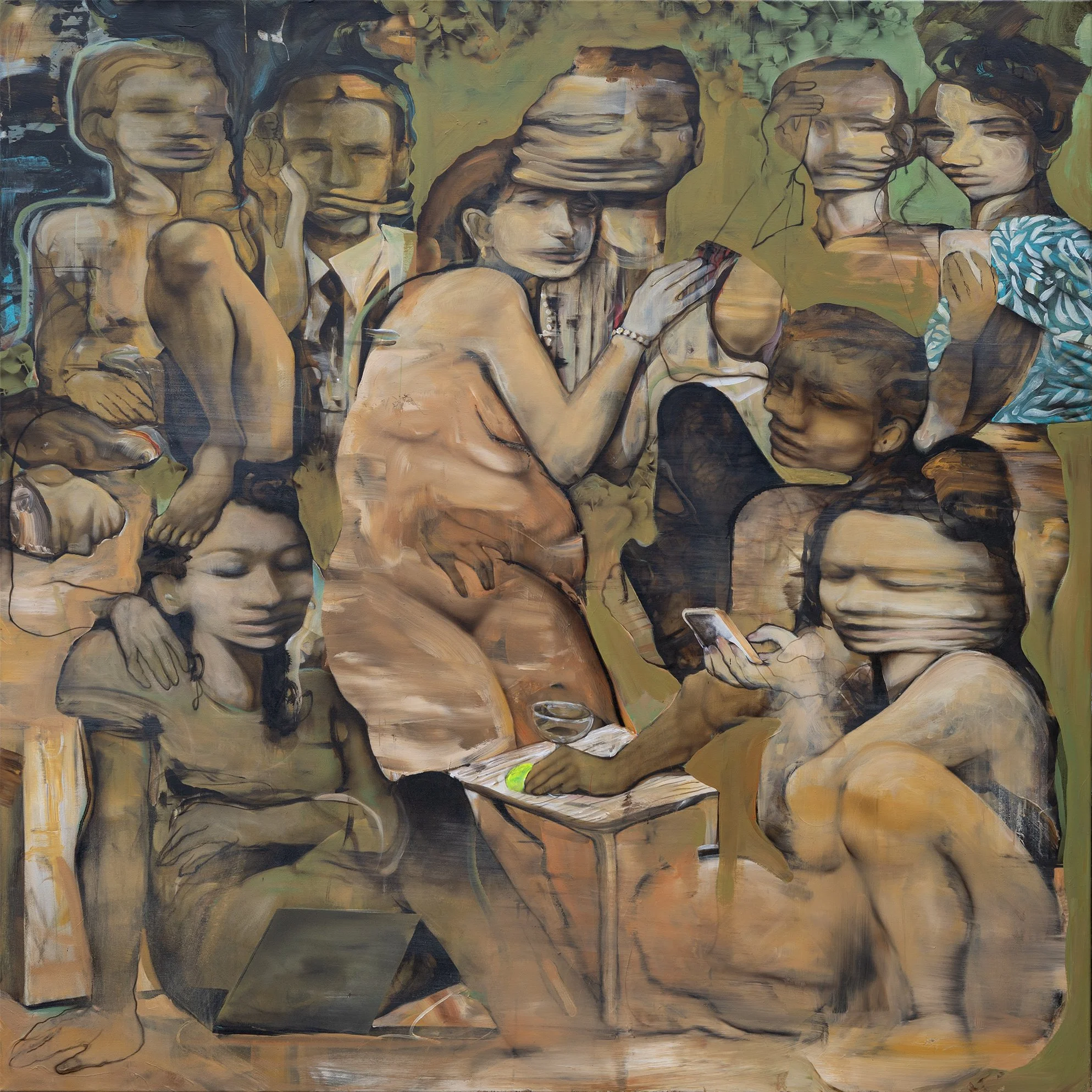 180 x 180cm / acrylic on canvas / 2026