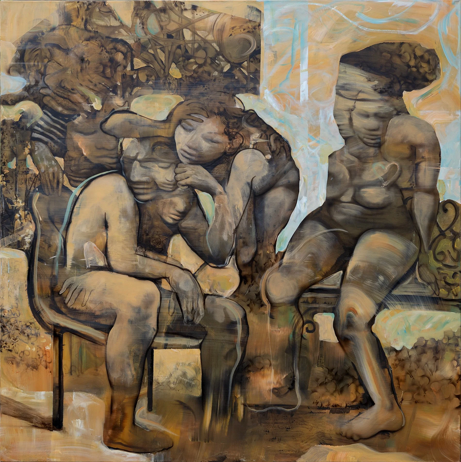 180 x 180cm / acrylic on canvas / 2026