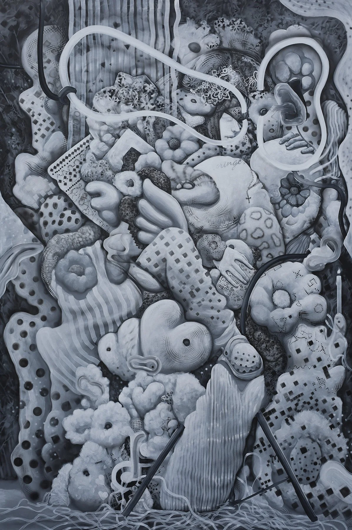 AI Hallucinations 2 / acrylic on canvas / 120 x 180 cm / 2026