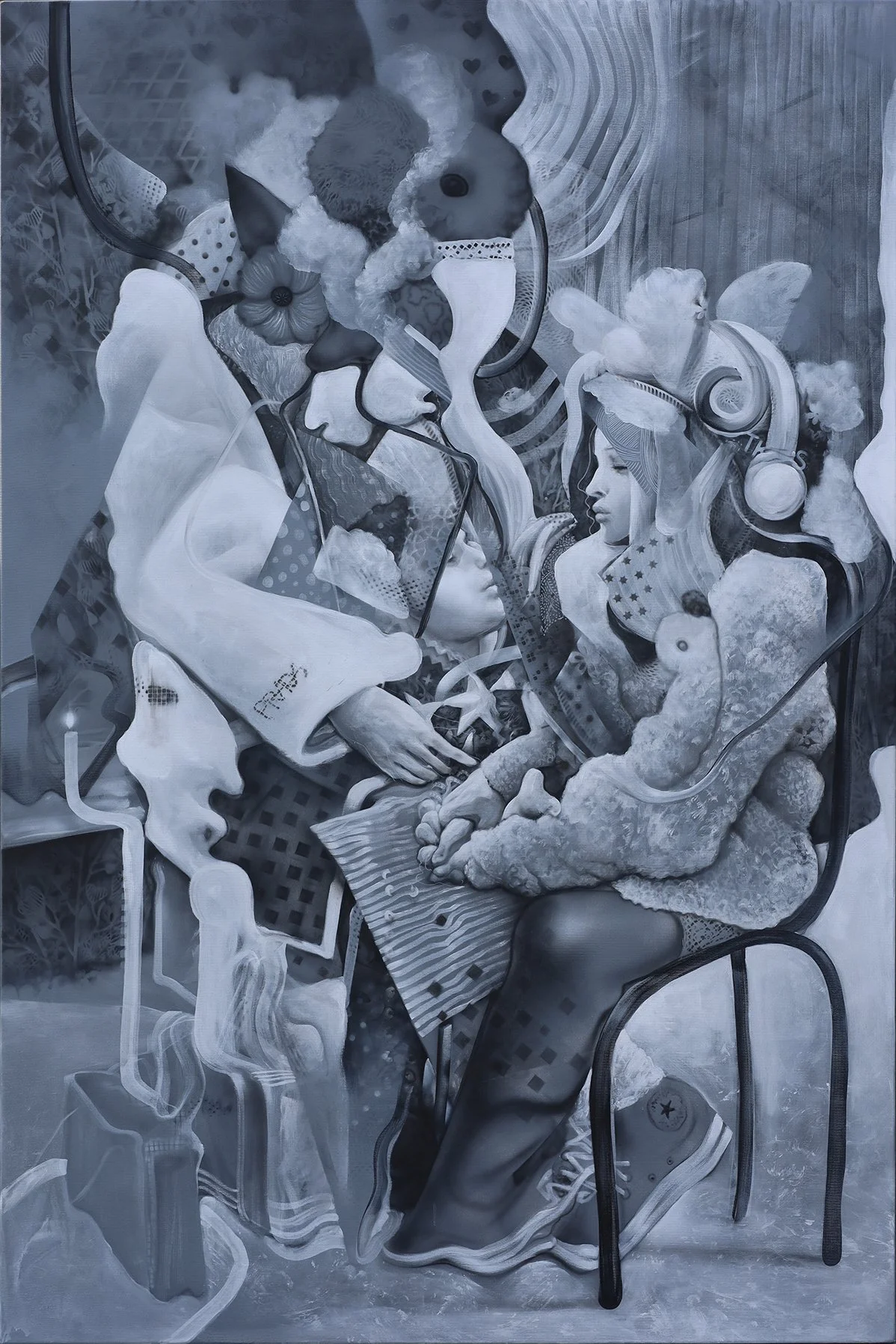 Jardin de Luxembourg / 100  x 150 cm / acrylic on canvas / 2026