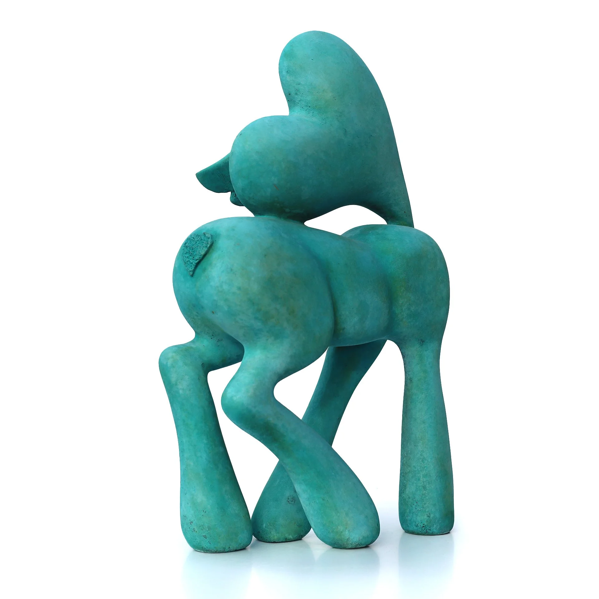 Heart shapped pony / bronze / 2025 