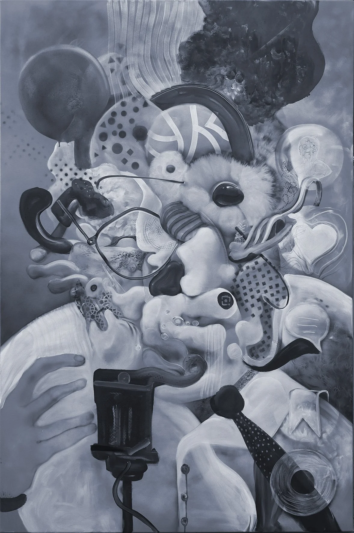 Tiktoker 1 / acrylic on canvas / 100 x 150 cm / 2026