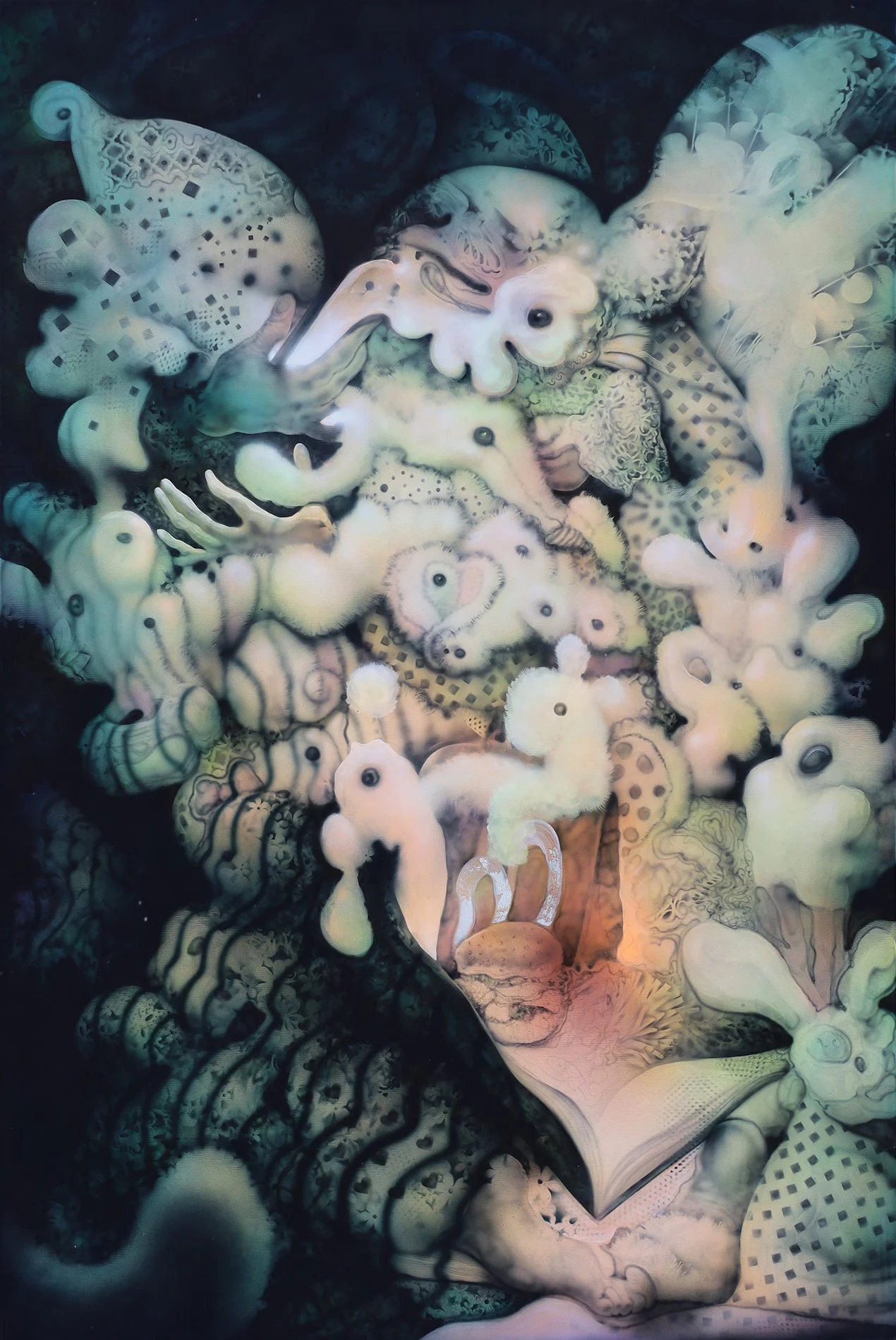 Dreaming / acrylic on canvas / 100 x 150 cm / 2026