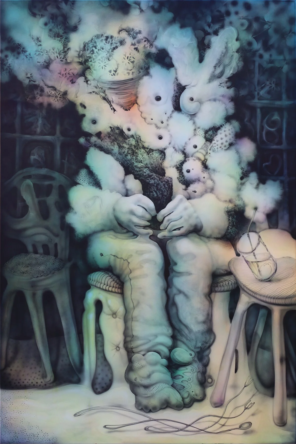 Scrolling / acrylic on canvas / 100 x 150 cm / 2026