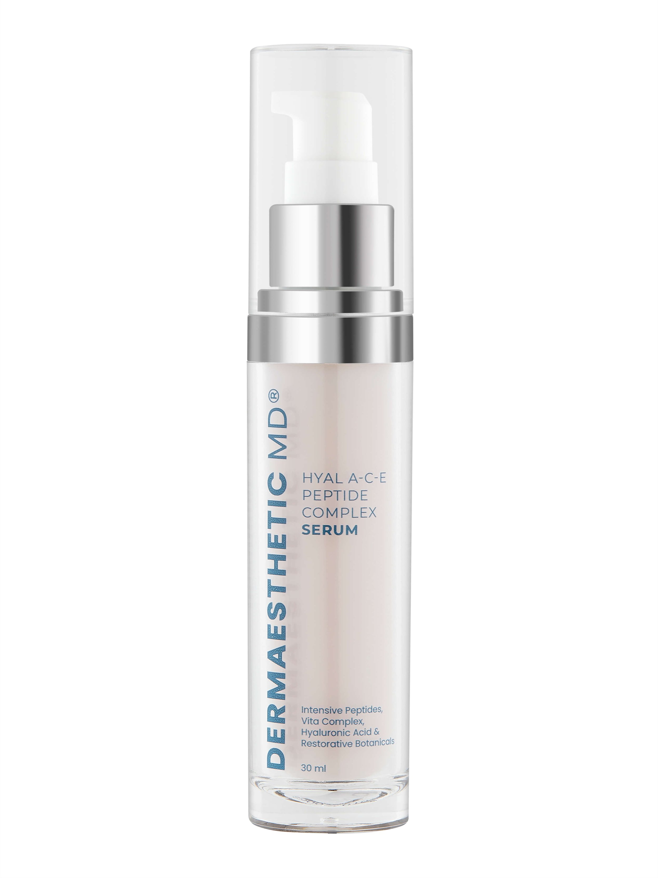Dermaesthetic MD® - HYAL A-C-E Peptide Complex Serum - Peptides, Vitamin A, C, E Complex, Hyaluronic Acid & Botanicals for Acne-Prone, Oily & Combination Skin - Sebum Control