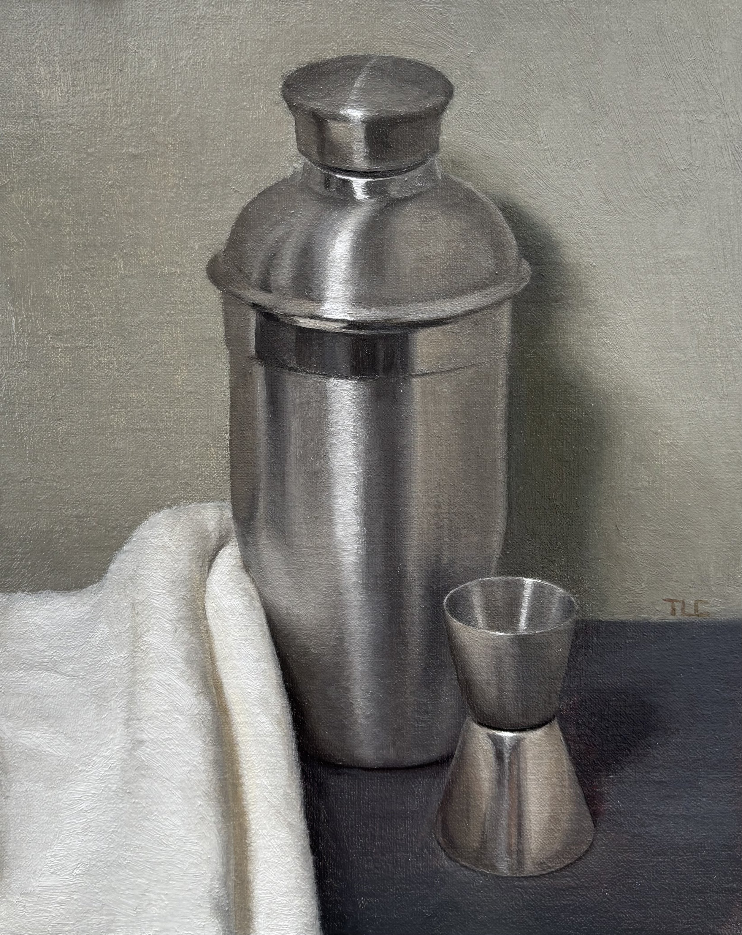 "Study in Neutrals," 8x10 inches, oil on canvas
