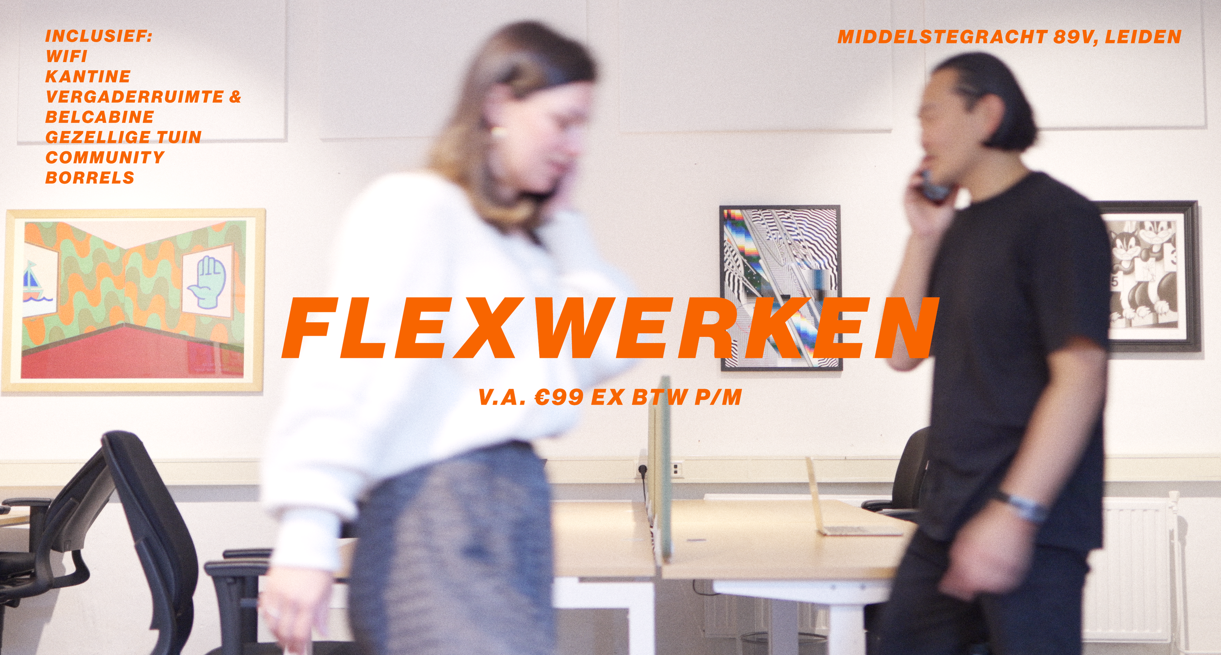 Flexwerken in Leiden: de beste plekken voor zzp'ers en ondernemers