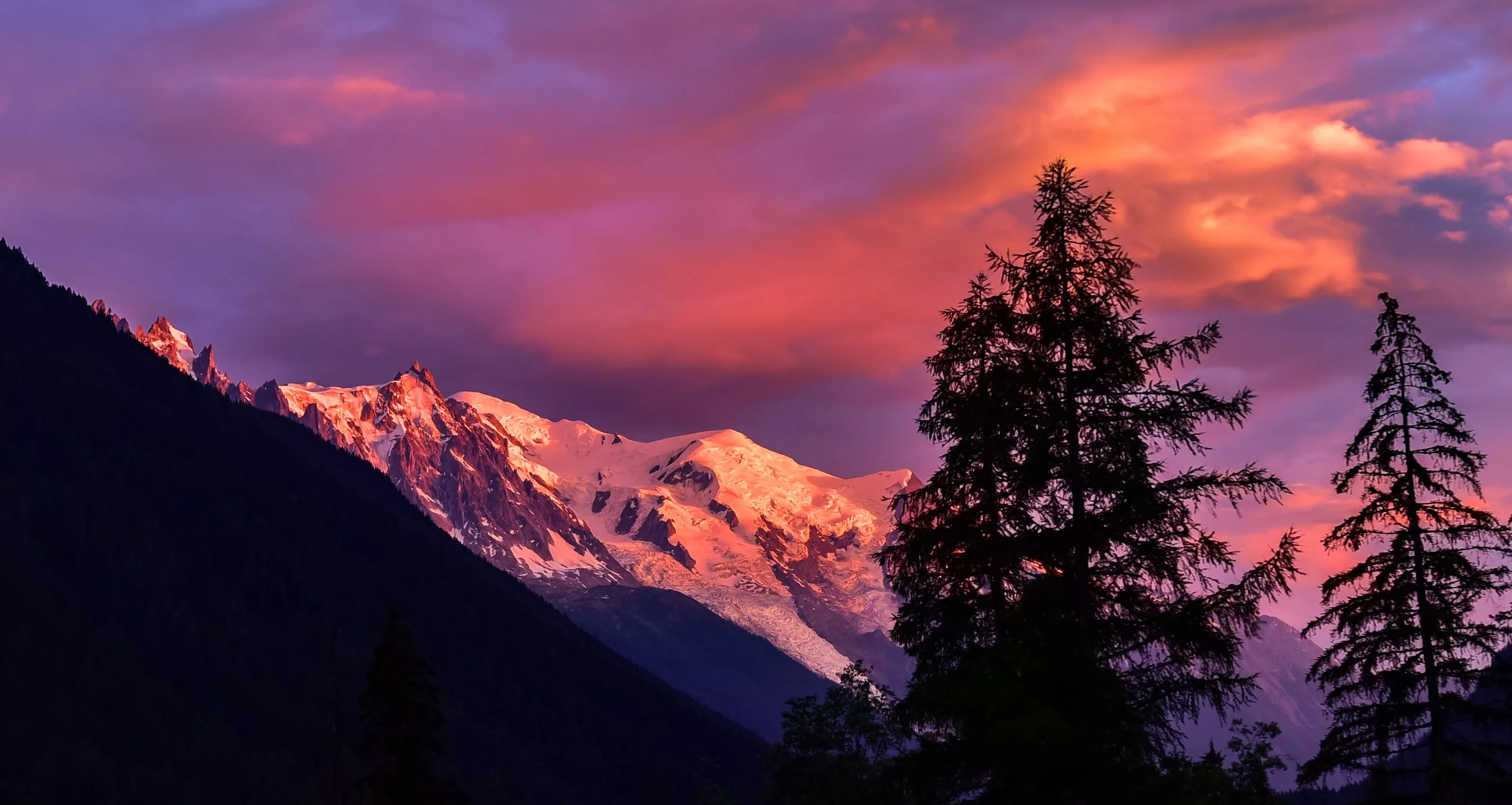 Sunset on the ALPS