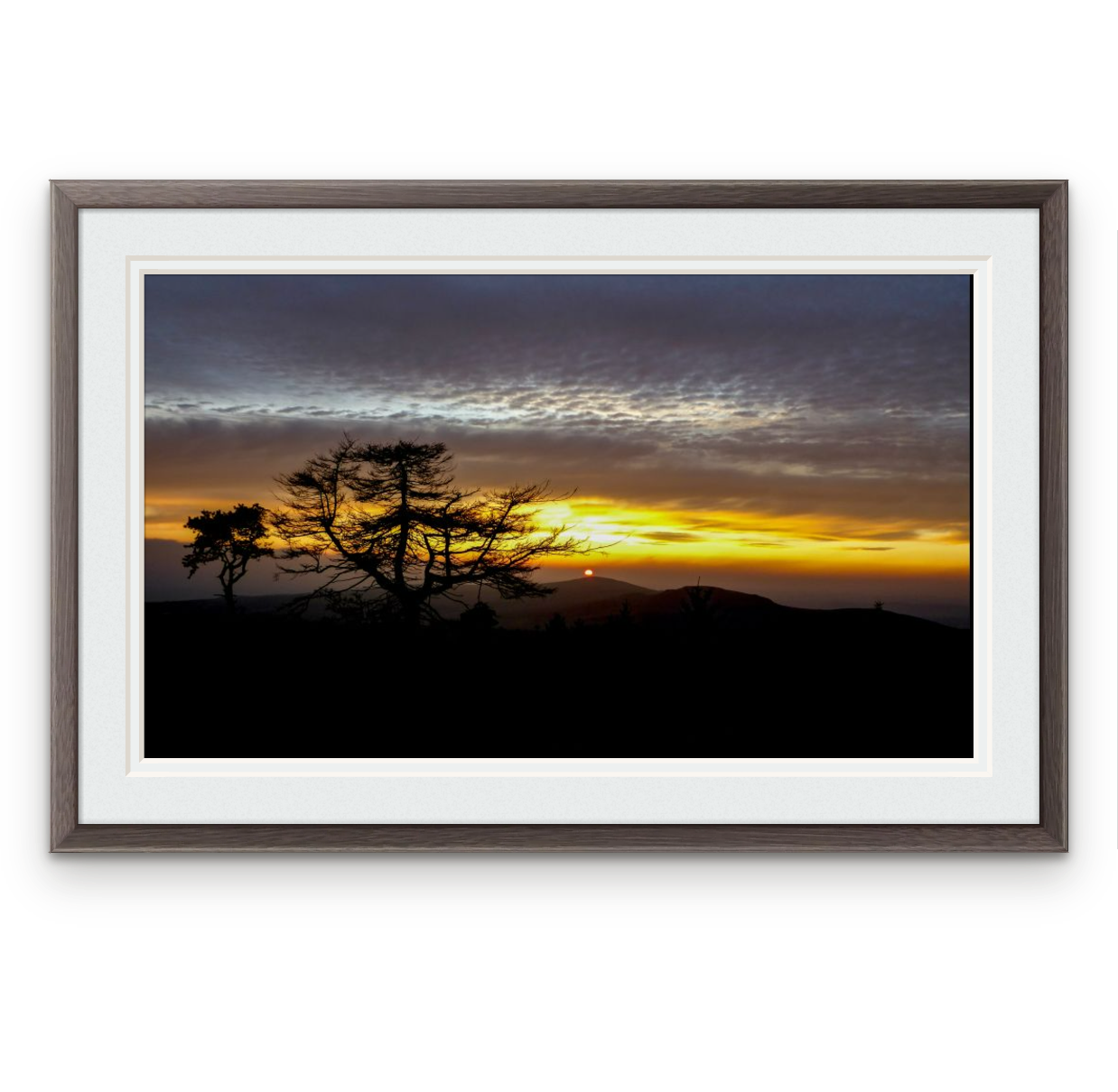 22. Flasby Fell | Frame: 13mm wide, black/grey | Size  (approx): 466 x 308mm | Double mount, Snow White | £145.00