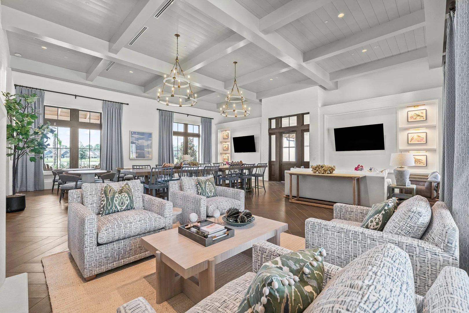 Clubhouse interior lounge area at Grande Dunes North