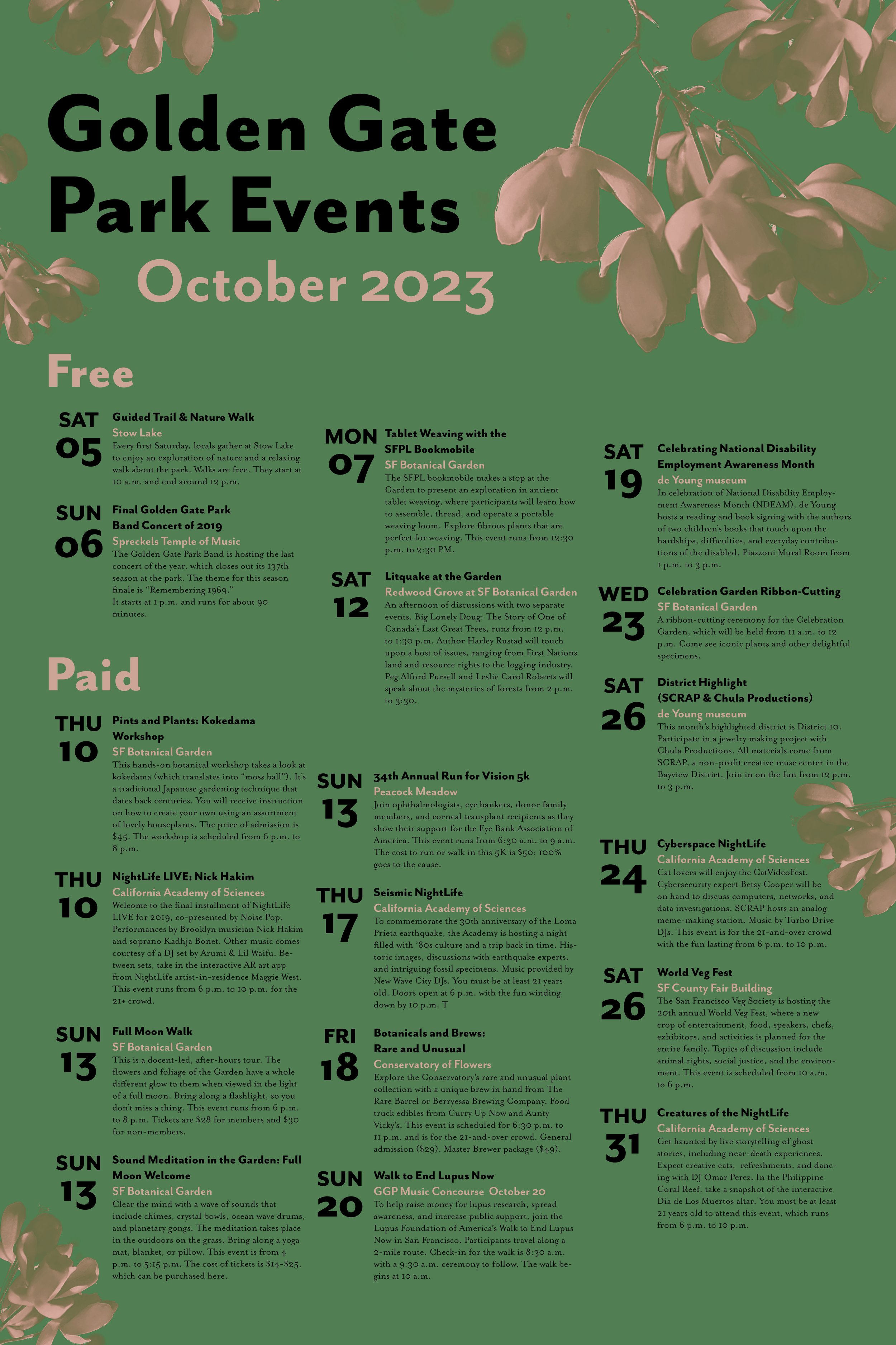 Golden Gate Event Poster