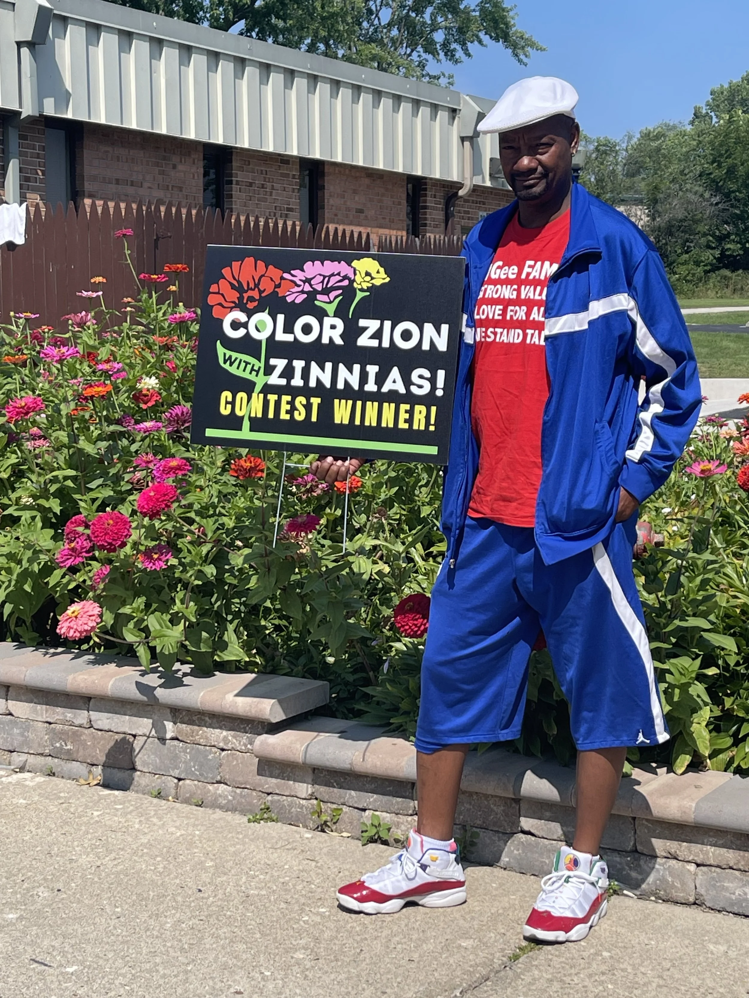 Best Overall Love of Zinnias - Business: Hermon Park Center - 2700 29th Street, Zion