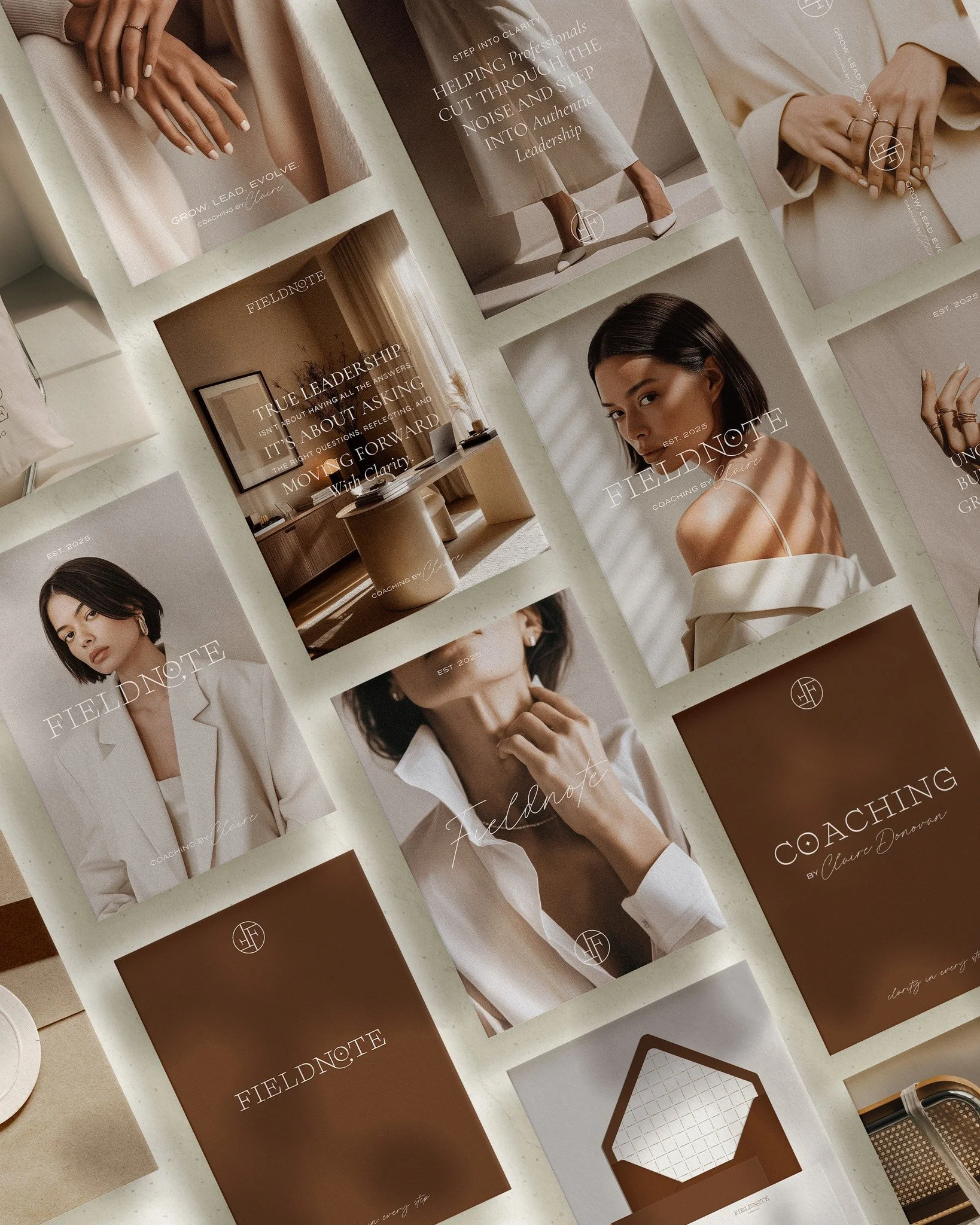 Our new semi-custom brand is almost here! 

Meet Fieldnote. 

A timeless identity built for coaches, consultants, social media managers and other service providers who value reflection, clarity, and purpose. 

Structured, and beautifully intentional,