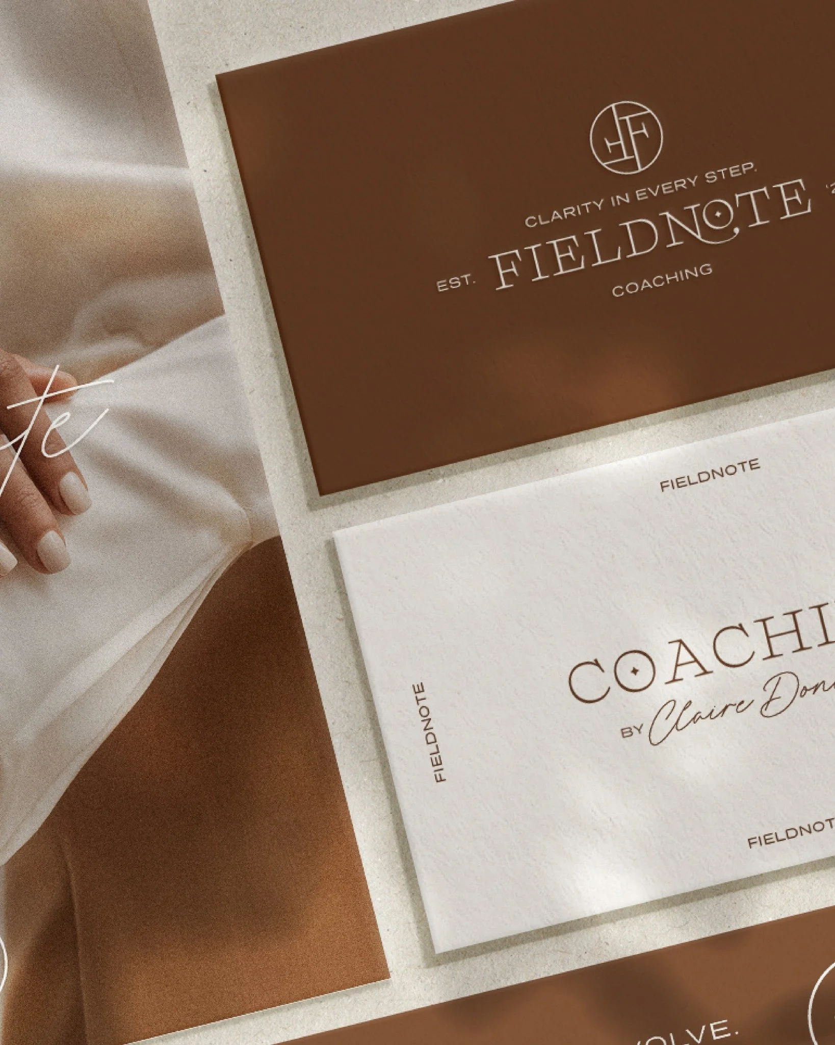Why settle for generic when you can have strategic brand identity in 1 week?

Fieldnote offers carefully crafted brand elements, so you launch with confidence and clarity.

✦ Limited spots available
✦ Tailored for coaches and other service providers
