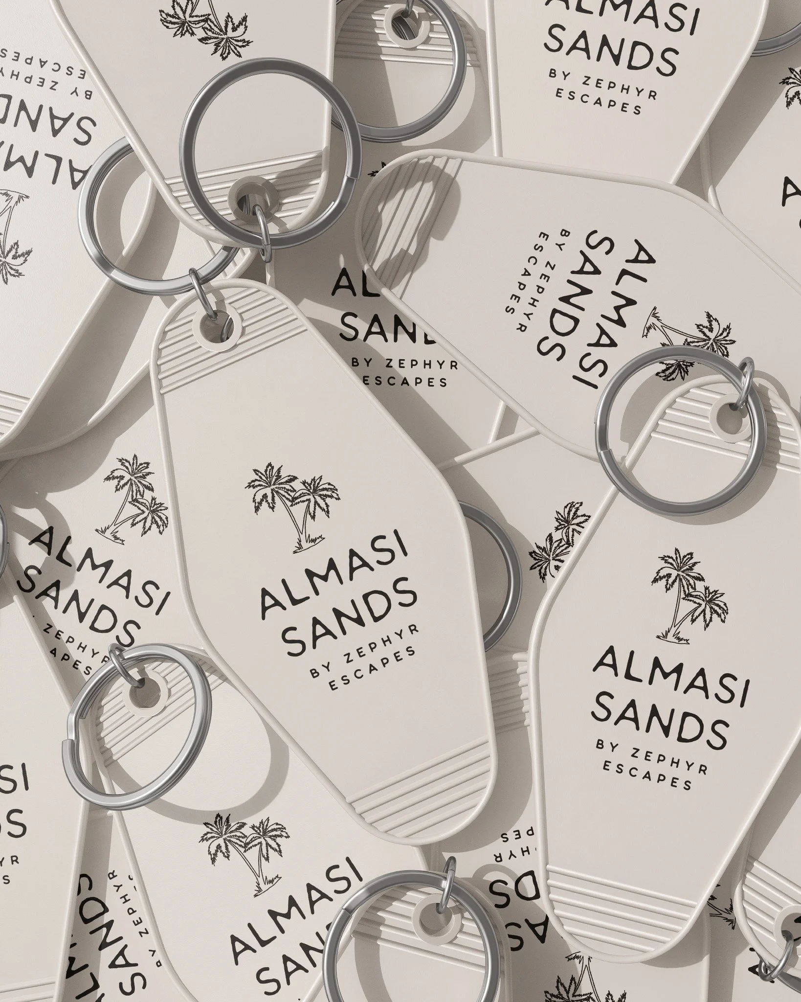 Mockups are where a brand starts to feel real. These mockups show how Zephyr Escapes holds together as a collection, while allowing each retreat to retain its own character.