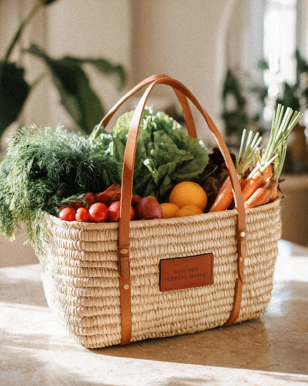 This is the kind of basket you carry home thinking about dinner.
Fresh ingredients, simple choices, and a sense of connection to where your food comes from.

That feeling was the heart of the Heritage Farmers Market brand.
