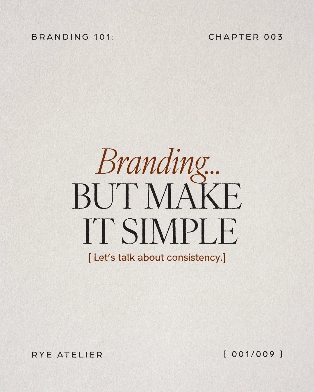 If your brand feels inconsistent, it doesn&rsquo;t mean you&rsquo;ve failed.
It usually means your business has evolved faster than your foundation.

Clarity makes everything aligned.

Chapter Four is where we simplify brand strategy without the buzz