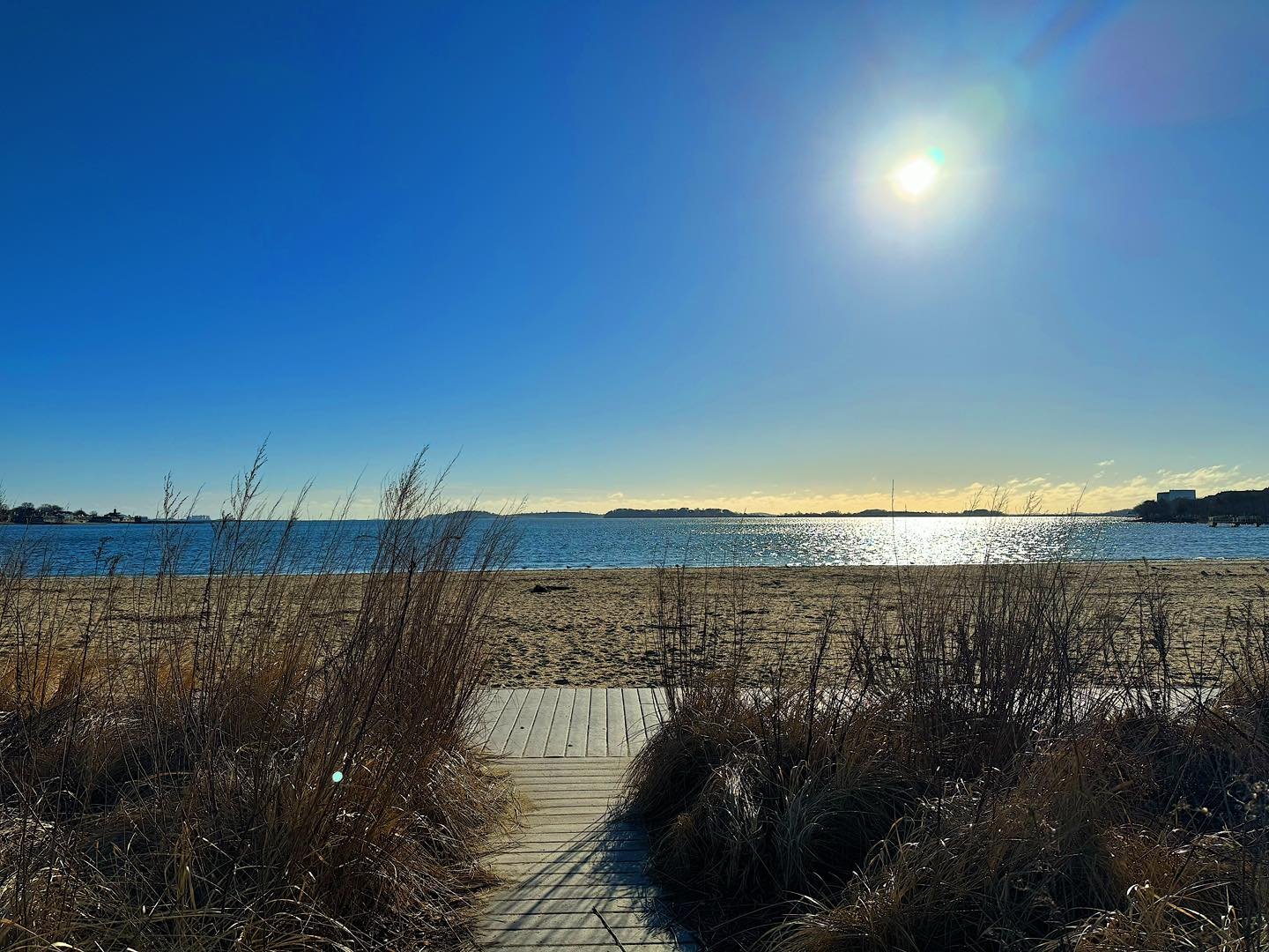 🌊 Have you visited Carson Beach in South Boston?! The Boston Harborwalk wraps around this gorgeous beach and provides the perfect spot to soak up the sun and get active! Directly across the street from Carson Beach you will find Moakley Park which h