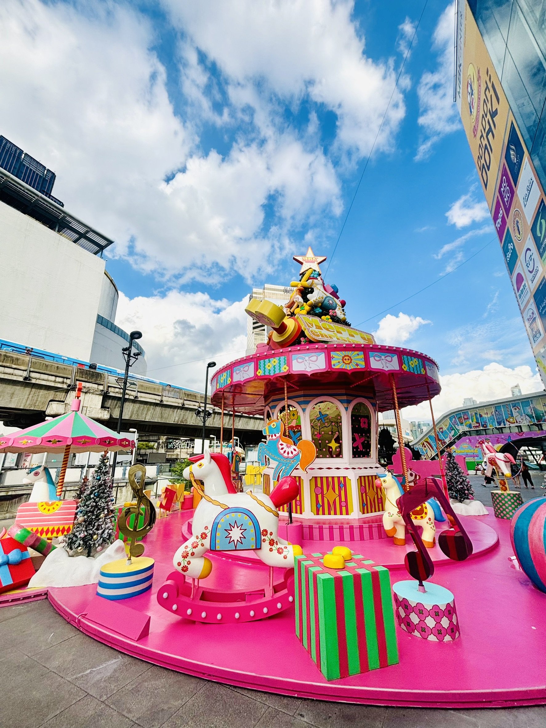 MBK Center Musical Joyride Christmas tree 2025