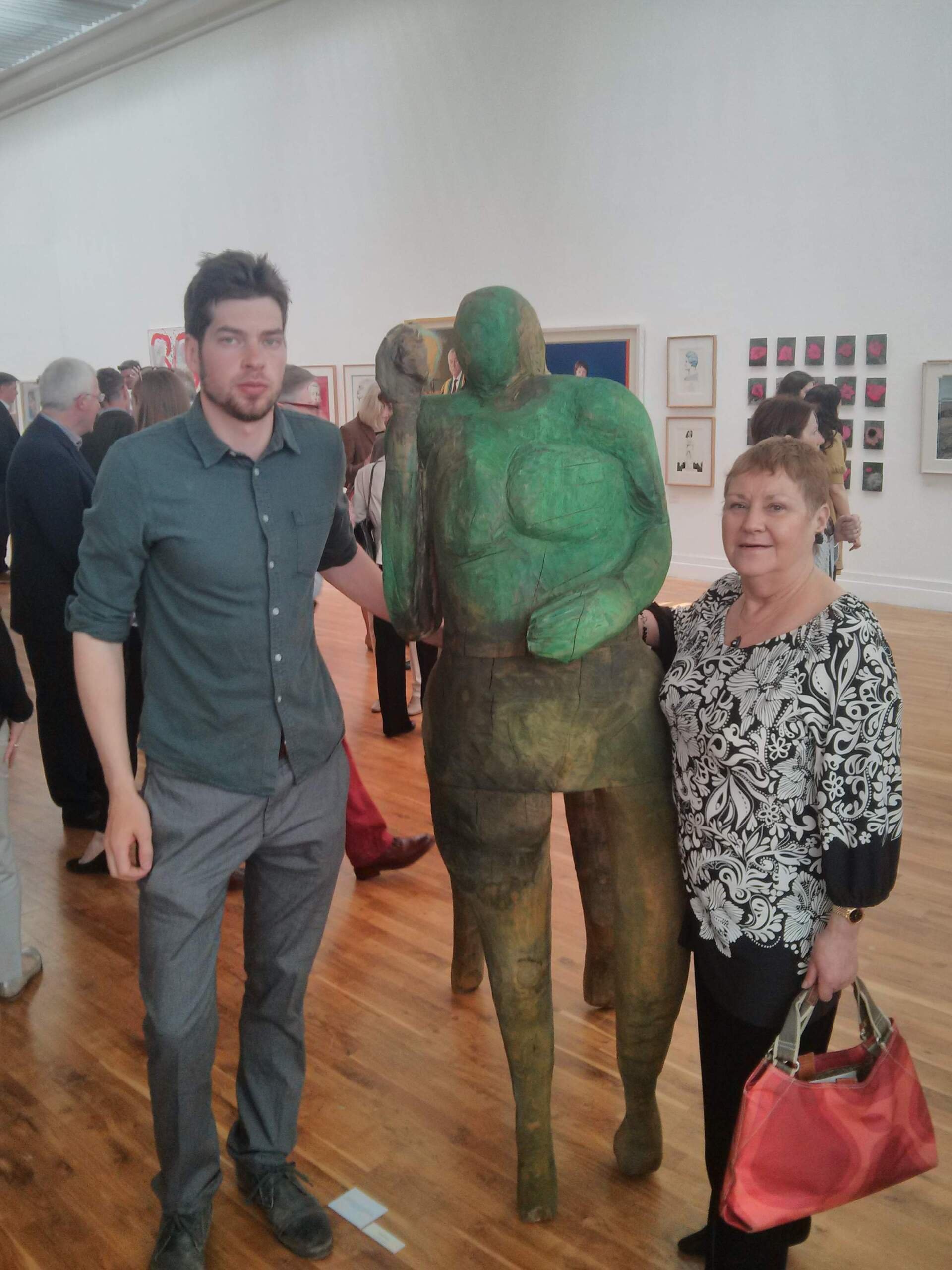 RHA Annual 2015 George Warren, recipient of the CIAS award with CIAS Chairwoman Mary Tuohy