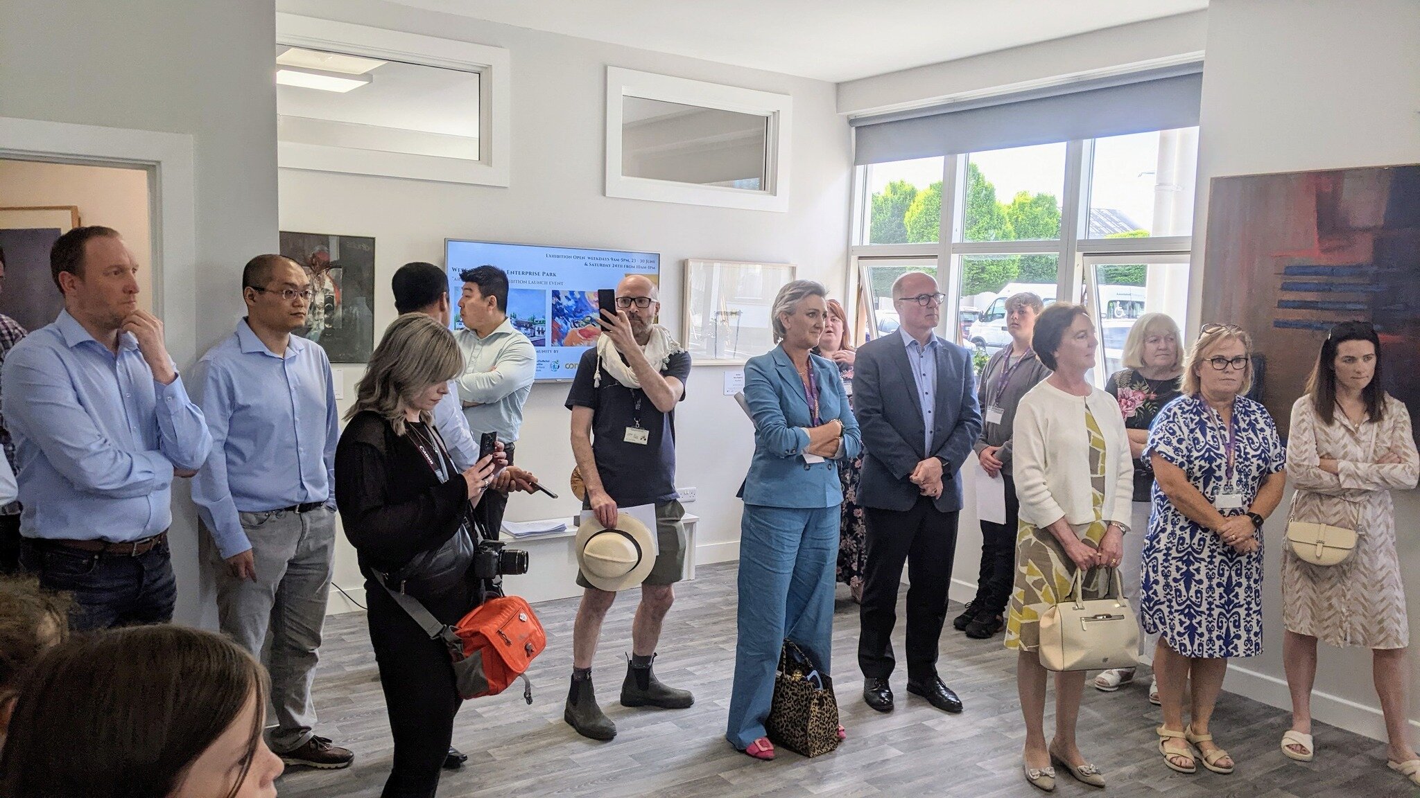 Delighted to witness the tremendous success of the 'Art in the Hubs' initiative.  Just last week, shortlisted for the Business2Arts Awards, #Artinthehubs was launched back in March and can now lay claim to its first hubs exhibition! The collaboration