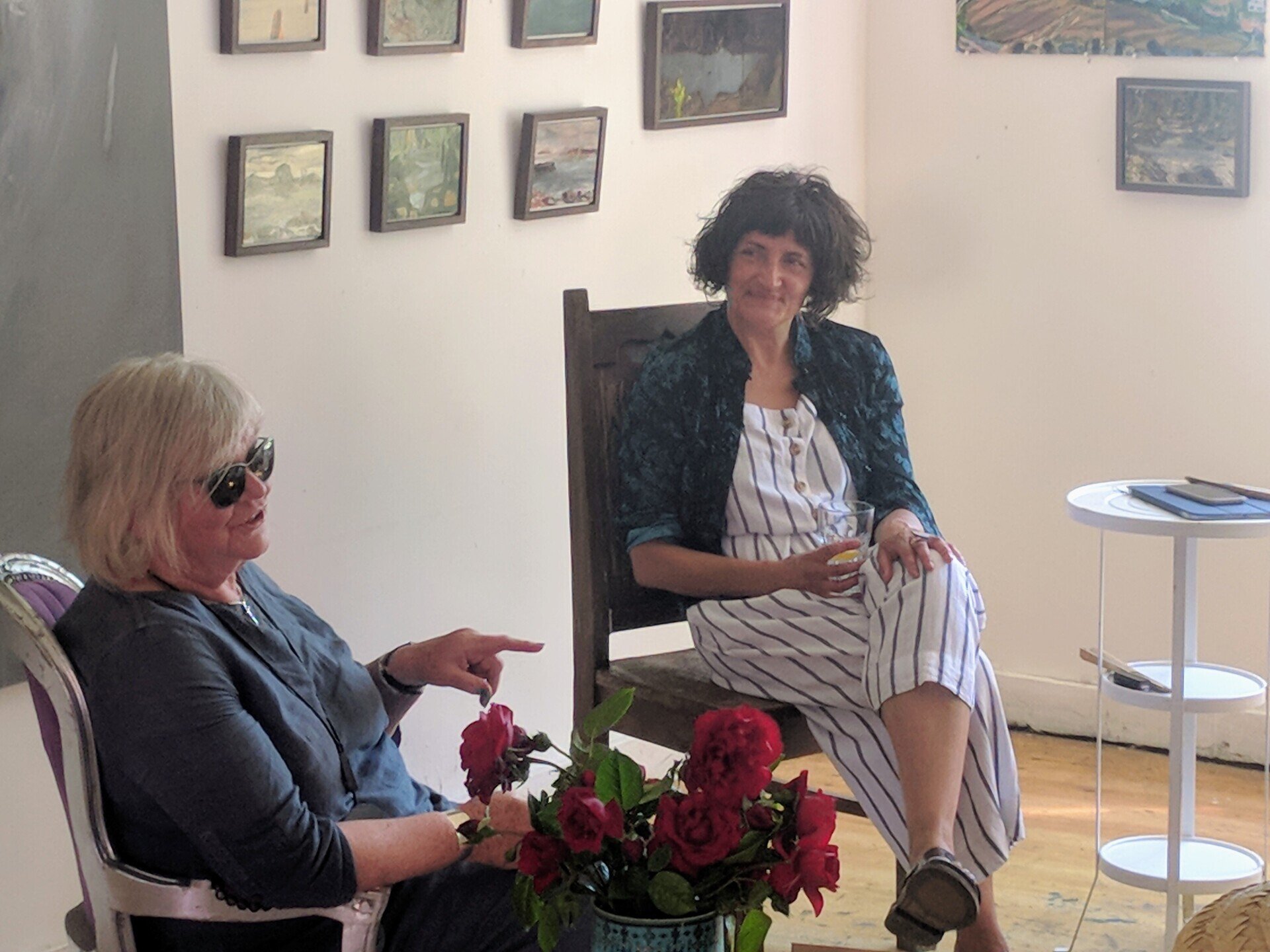 Council Member, Brigid Connaughton, in conversation with Artist Michelle Boyle