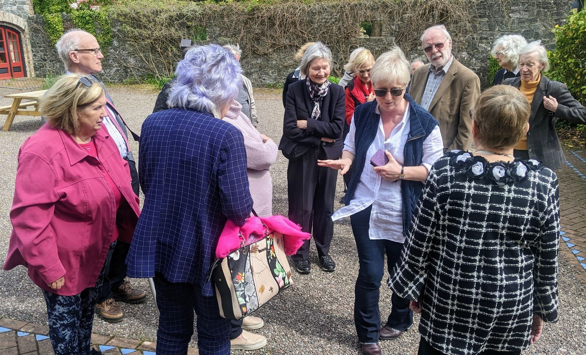 CIAS members on our visit to the Tyrone Guthrie Centre at Annaghmakerrig. May 2023.