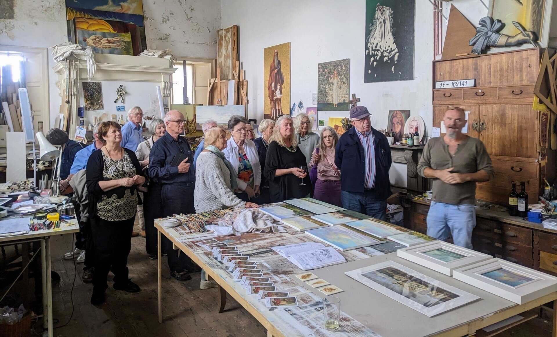 Visit to Laurence O'Toole home and studio 2022