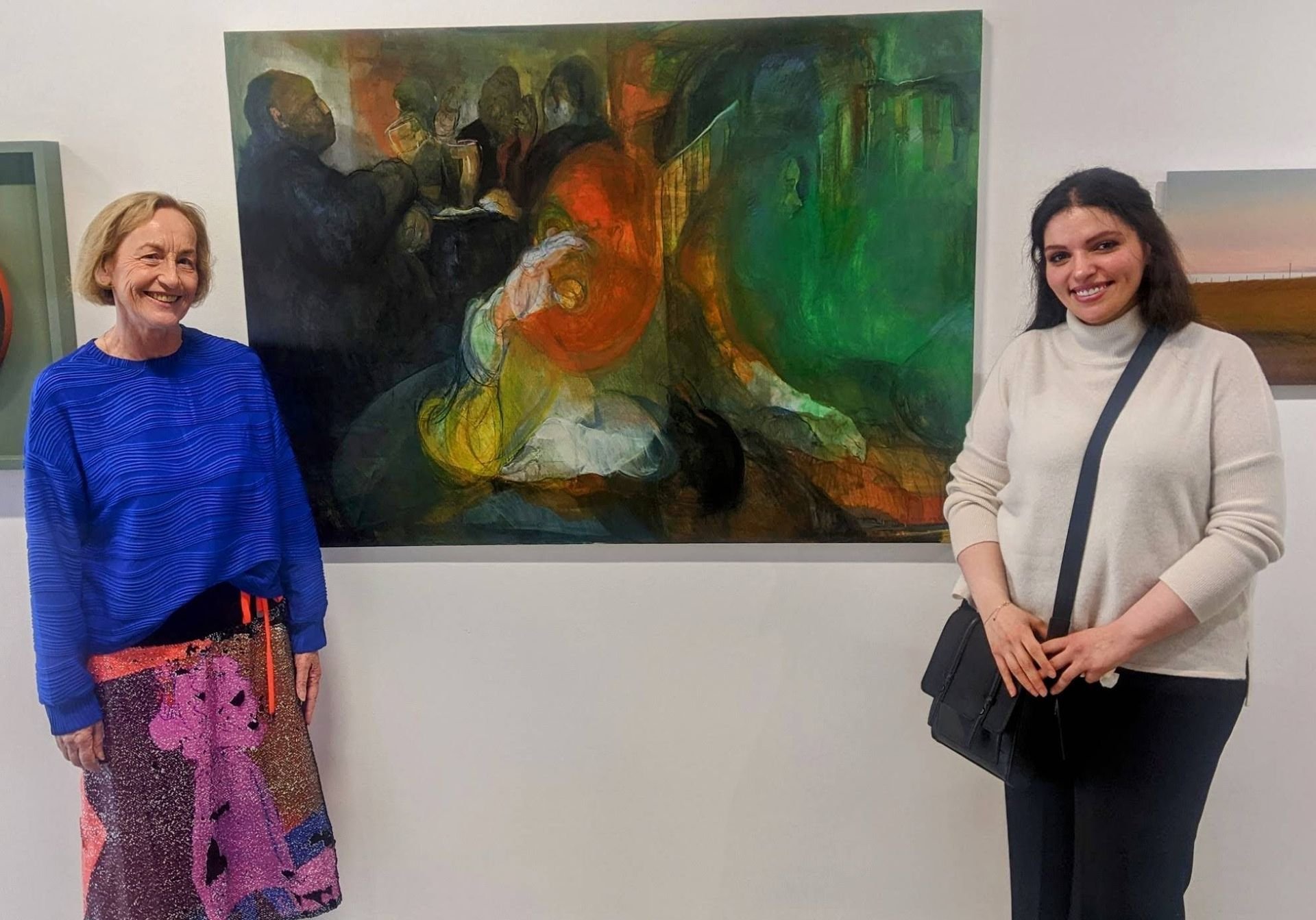 CIAS Chairperson Mary Pavlides with Manar Shouhas
