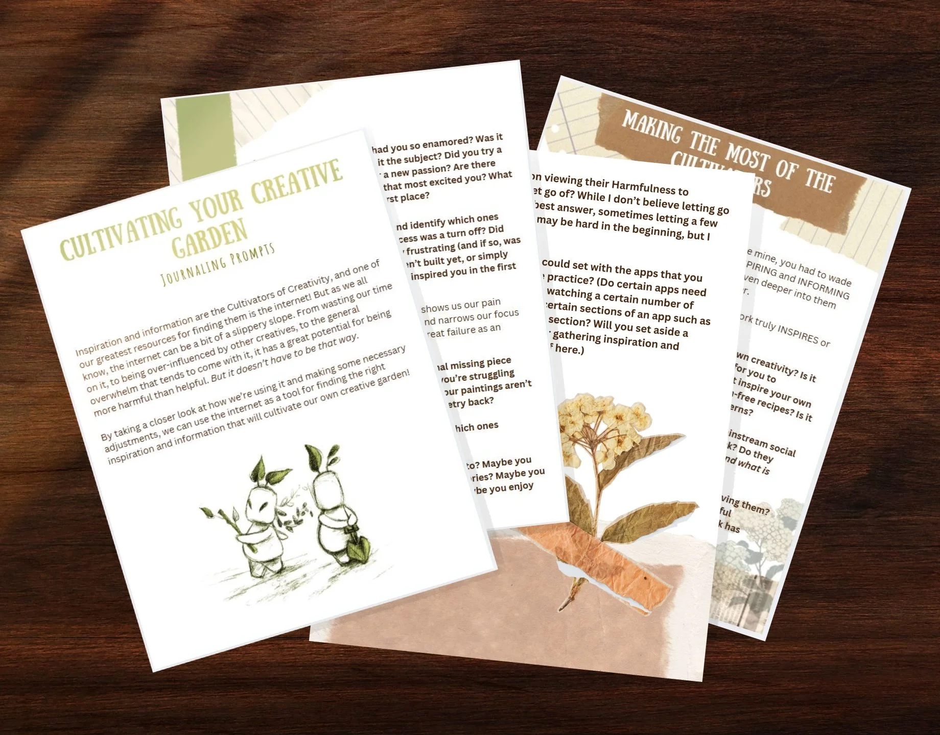 CULTIVATING CREATIVITY THROUGH CONTENT CONSUMPTION - Journaling Prompts