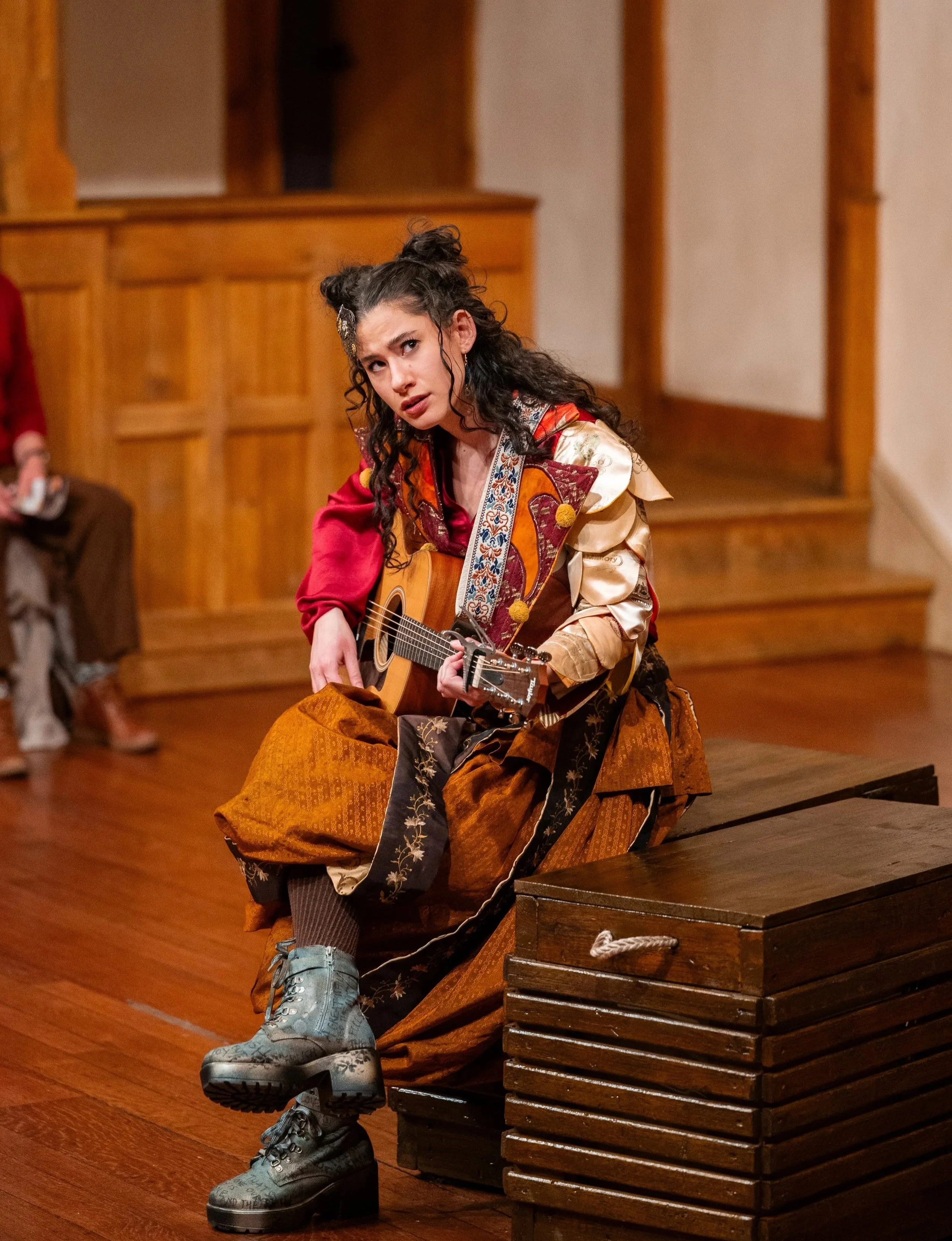 Feste, Twelfth Night - American Shakespeare Center | Photo by Madison Patterson