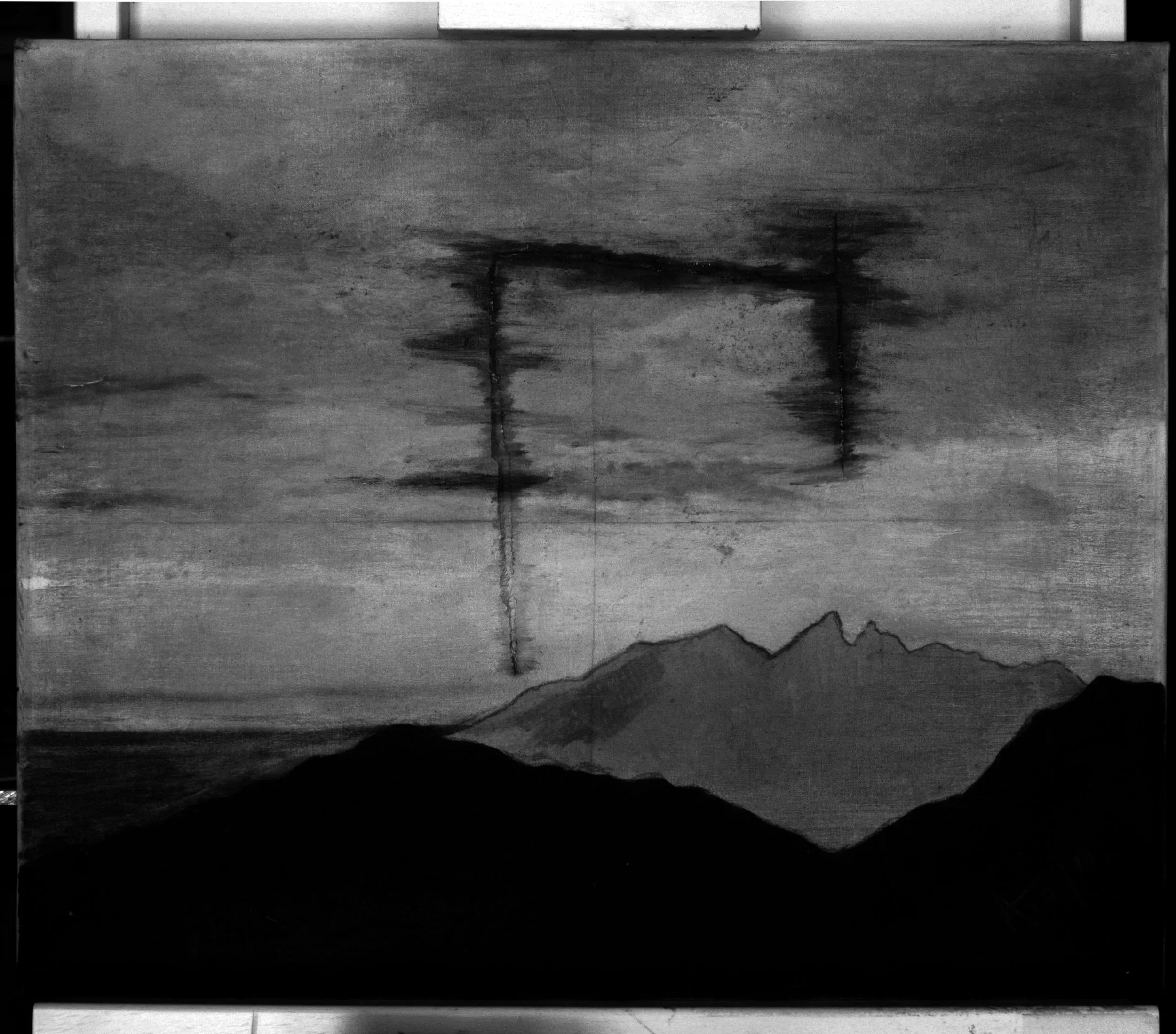 Before treatment, IR photo
