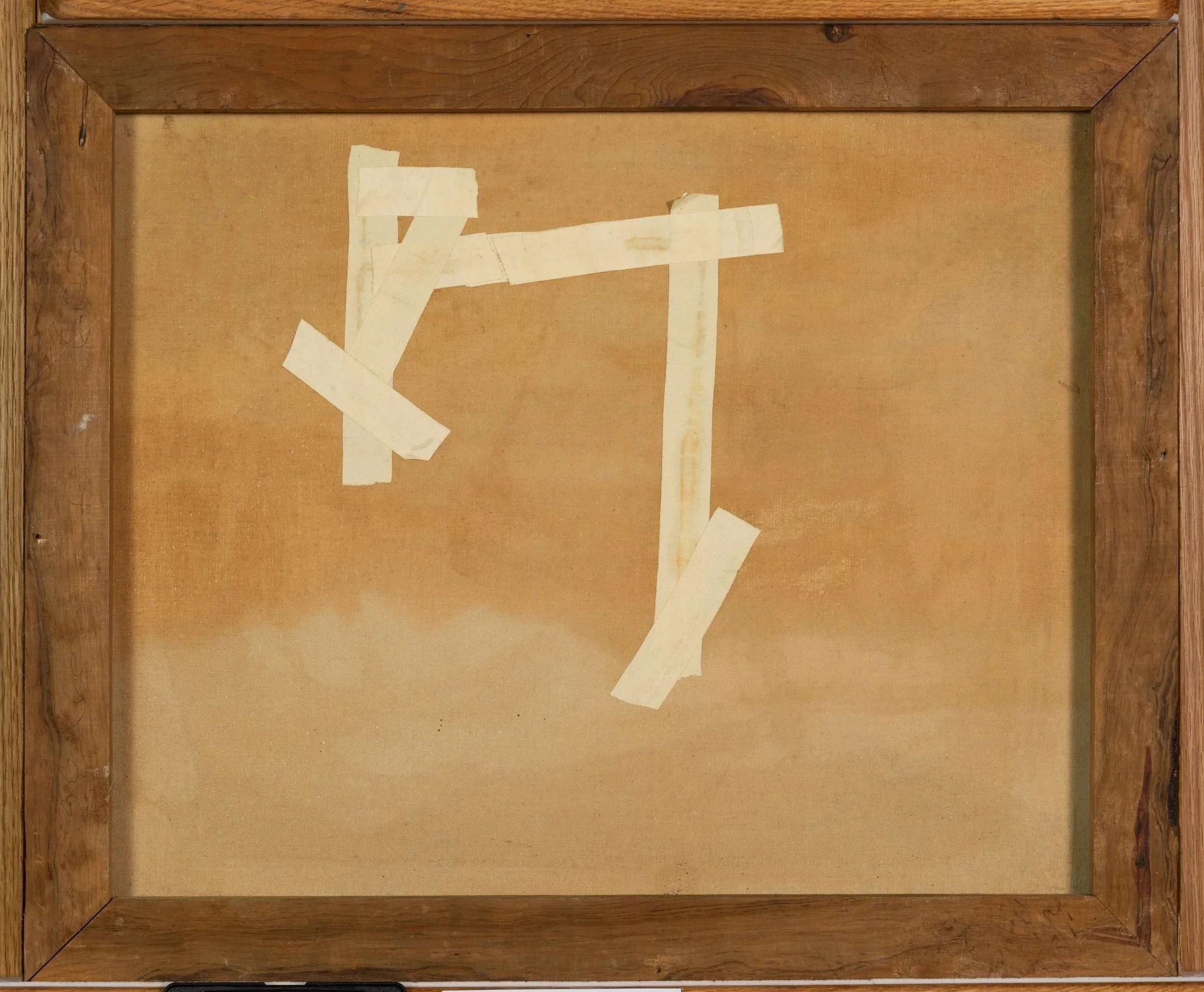 Before treatment, verso, normal illumination