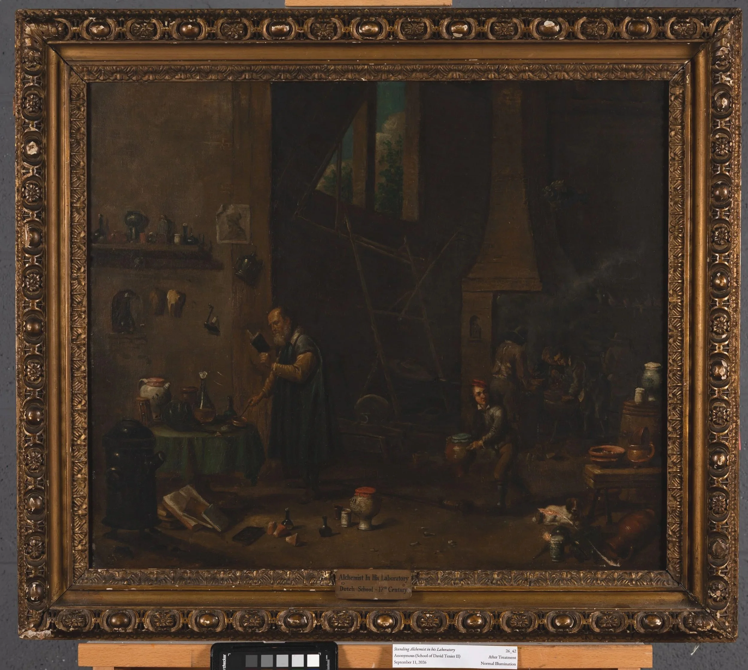 Before Treatment Framed Recto Normal Illumination