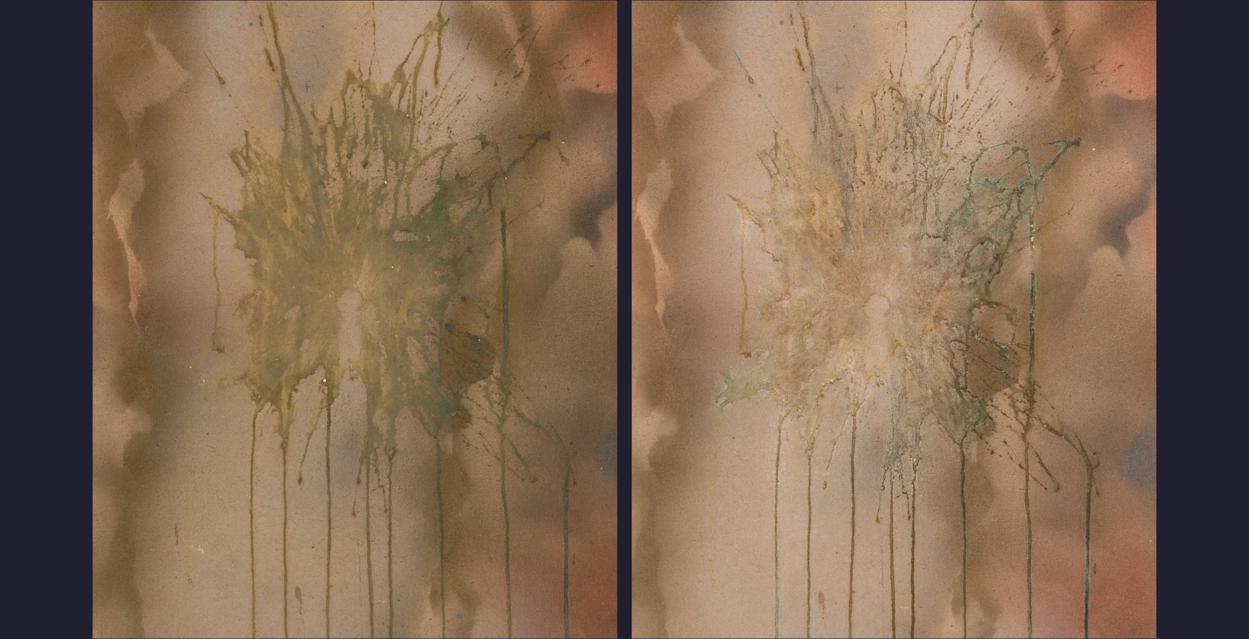 Reducing corroded egg stain using trypsin and Proteinase-K enzymes to digest the stain