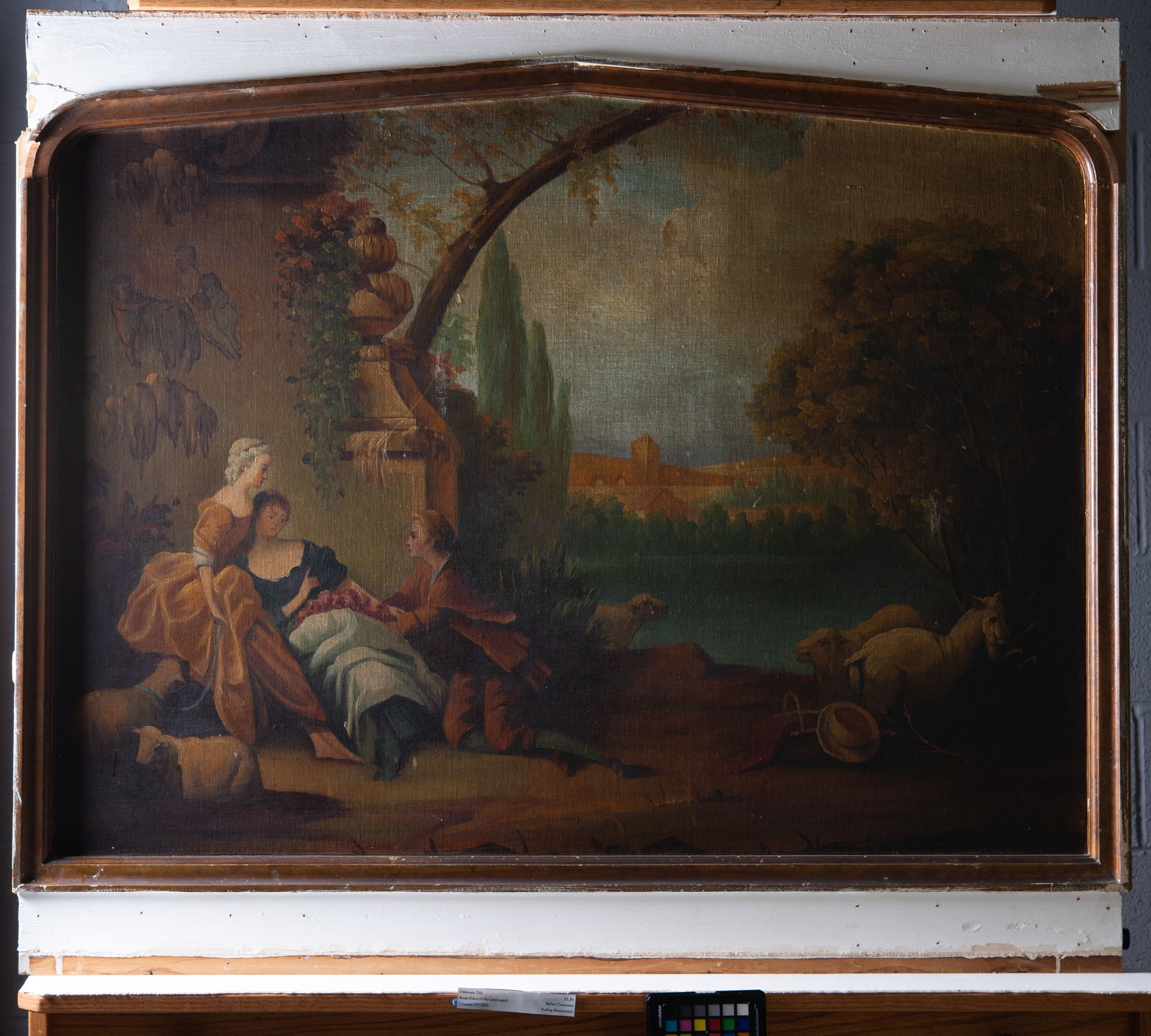 Before Treatment, Raking Illumination