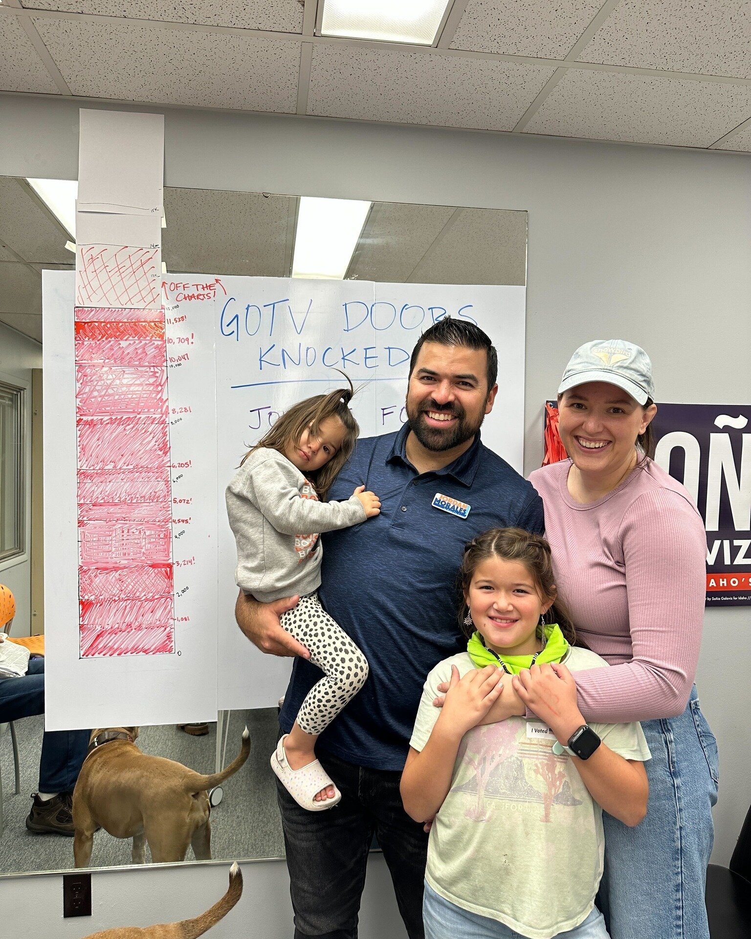 Crushing our Get Out the Vote goals! Over 14k doors and counting. 💪

We'll be knocking and calling folks right up to when the polls close at 8PM tonight. If you haven't already voted, it's GO time!