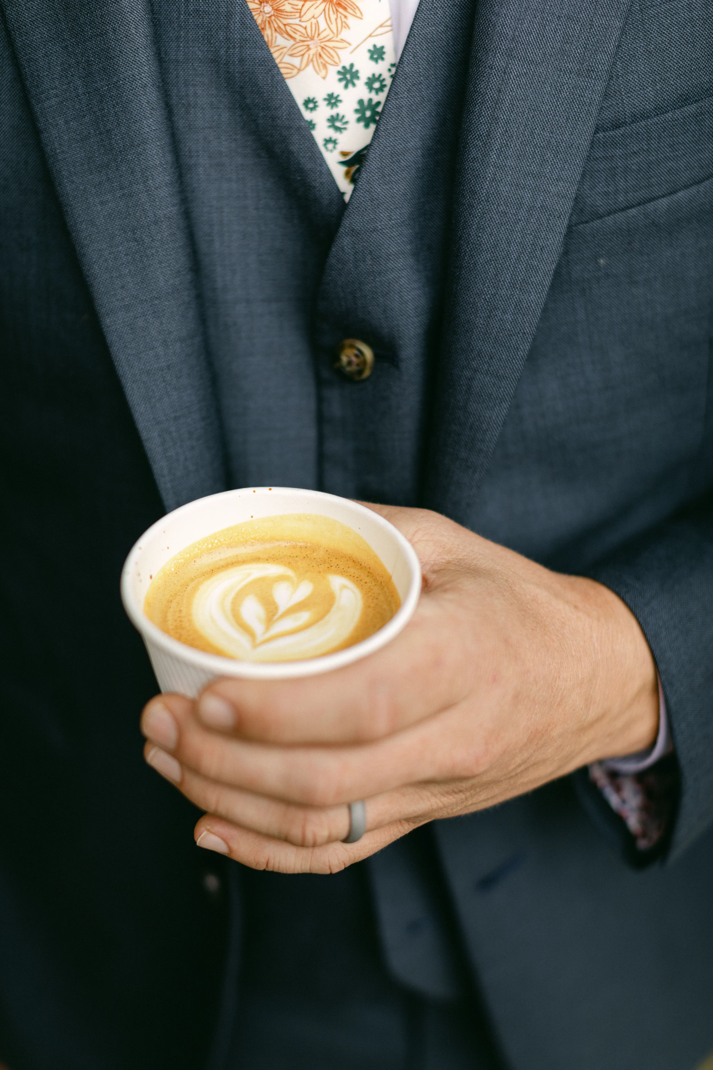 Coffee bar wedding catering in Boston, MA