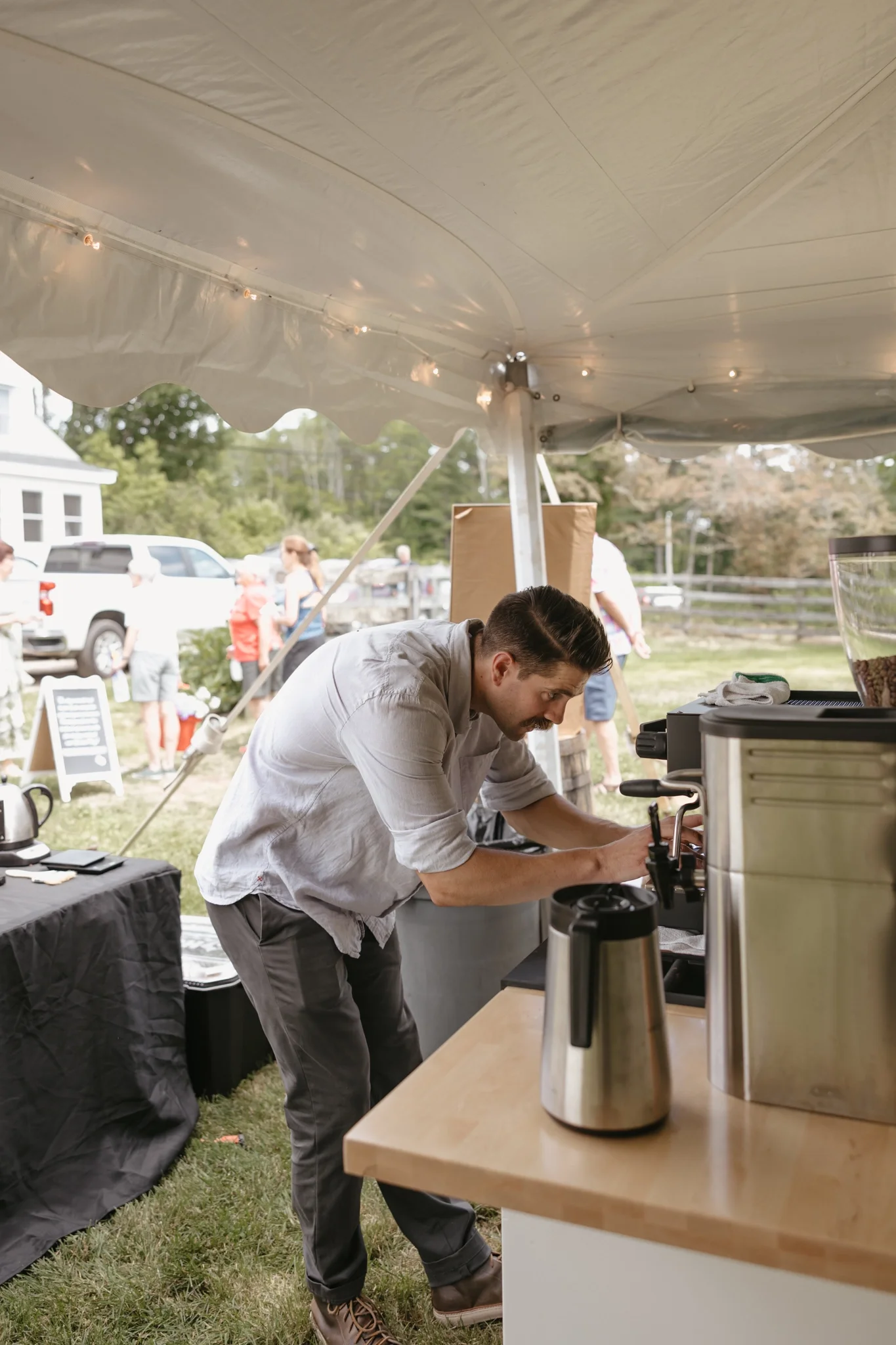 Mobile coffee cart in Boston, MA
